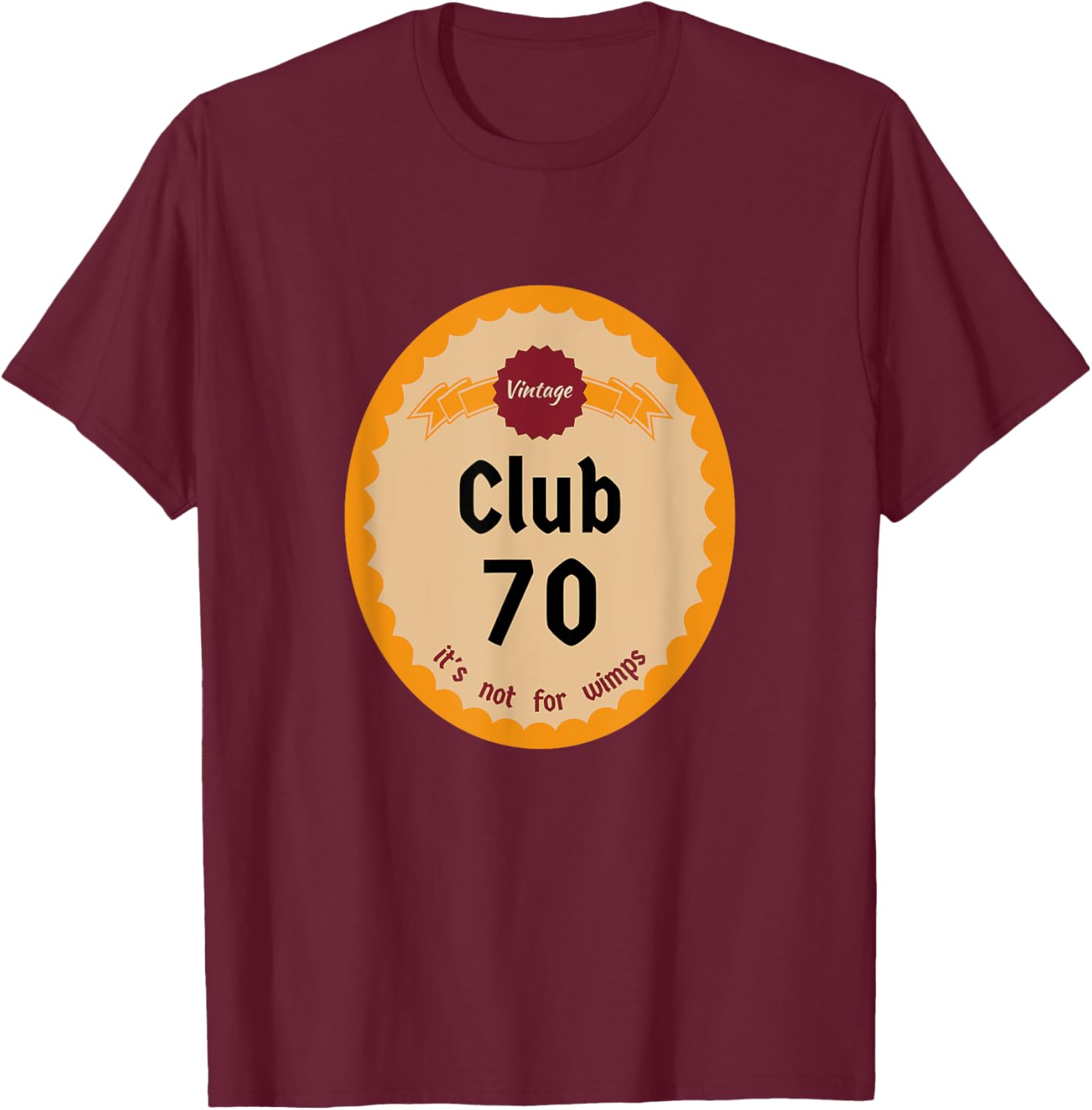 Vintage Club 70 It's Not for Wimps T-Shirt Cool Retro Graphic Tee - 2
