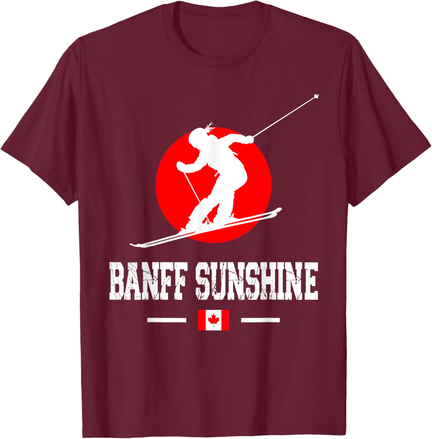 Banff Sunshine Ski Resort T-Shirt for Rocky Mountains Skiing Lovers - 11