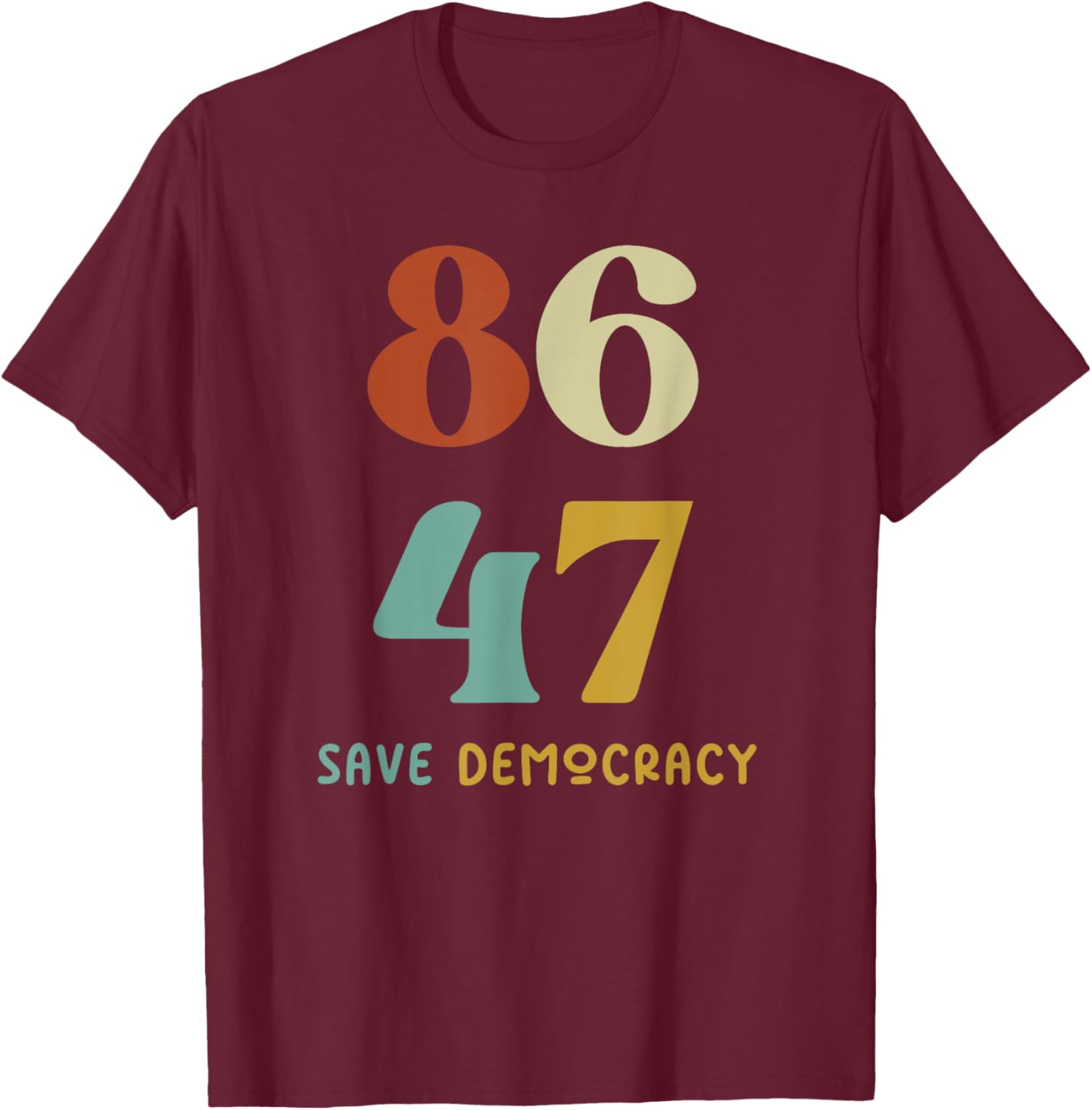 Save Democracy Anti Trump T-Shirt for Political Protest Enthusiasts - 9