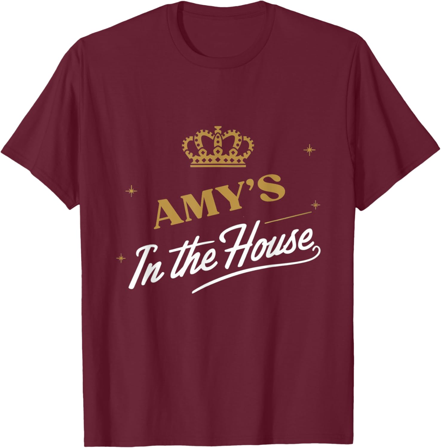 Amy's In The House Funny T-Shirt for Women: Trendy Casual Wear - 13