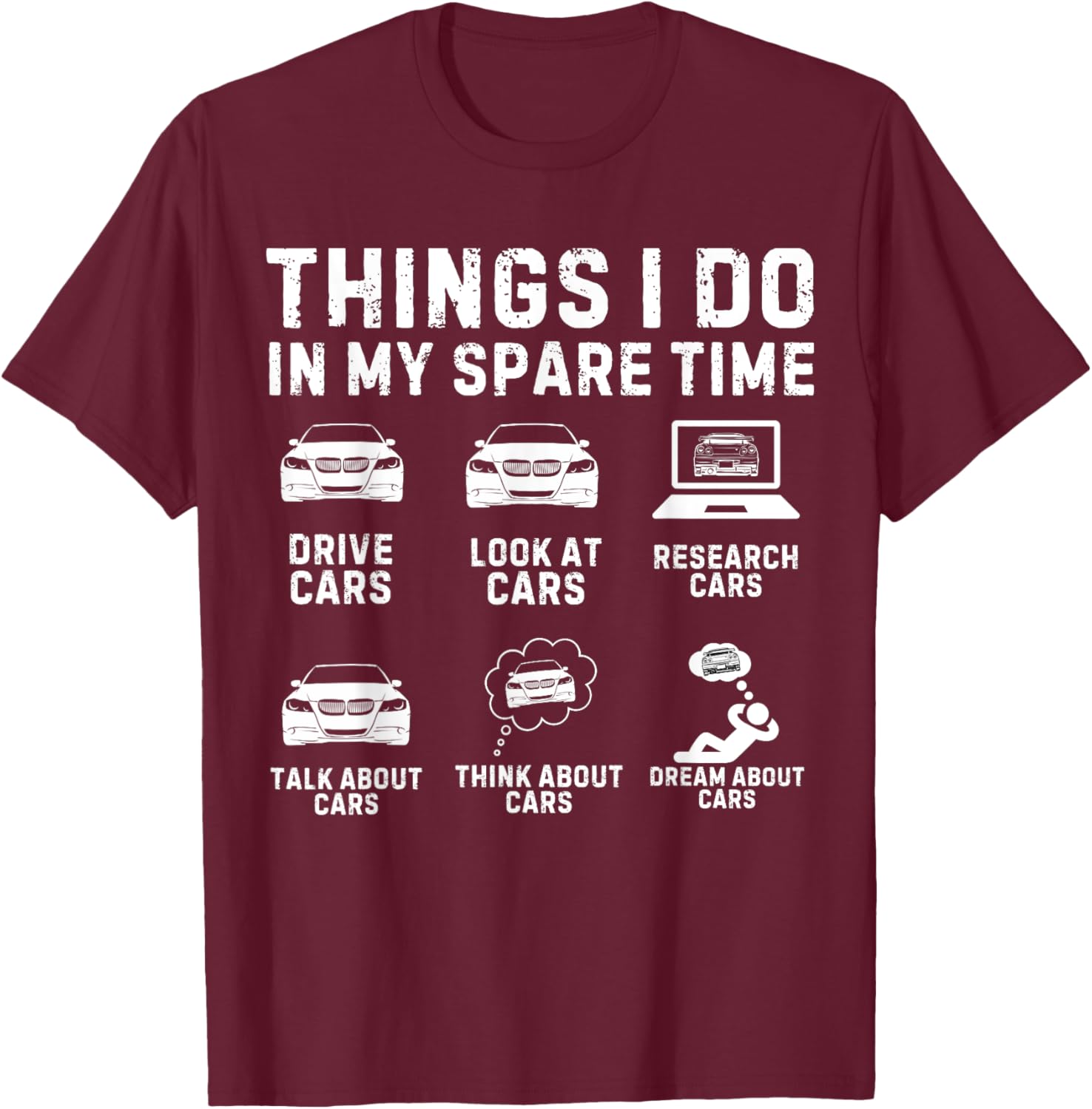 Car Enthusiast Men's T-Shirt for Spare Time Fun and Style - 16