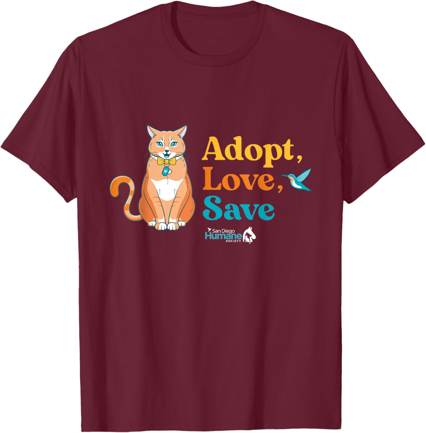 Adopt Love Save Rescue Cat T-Shirt for Men and Women - Perfect Gift! - 6