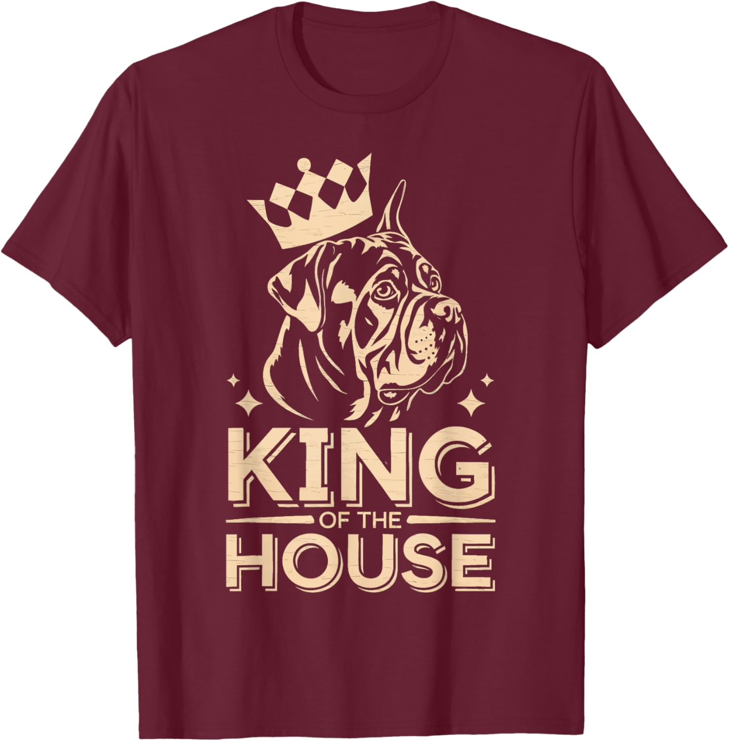 Cane Corso King of the House T-Shirt for Dog Lovers and Owners - 16