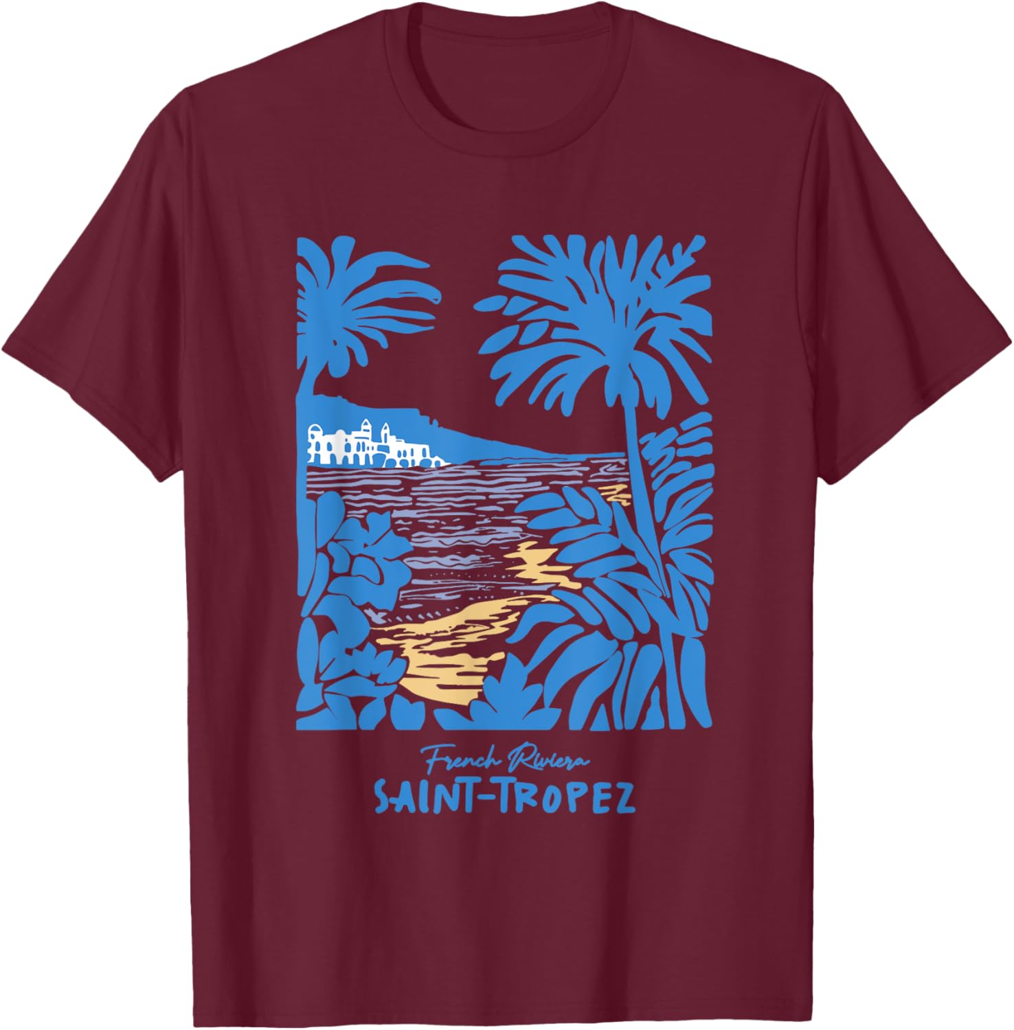 Saint Tropez French Riviera Vacation T-Shirt for Trendy Style Lovers - 18