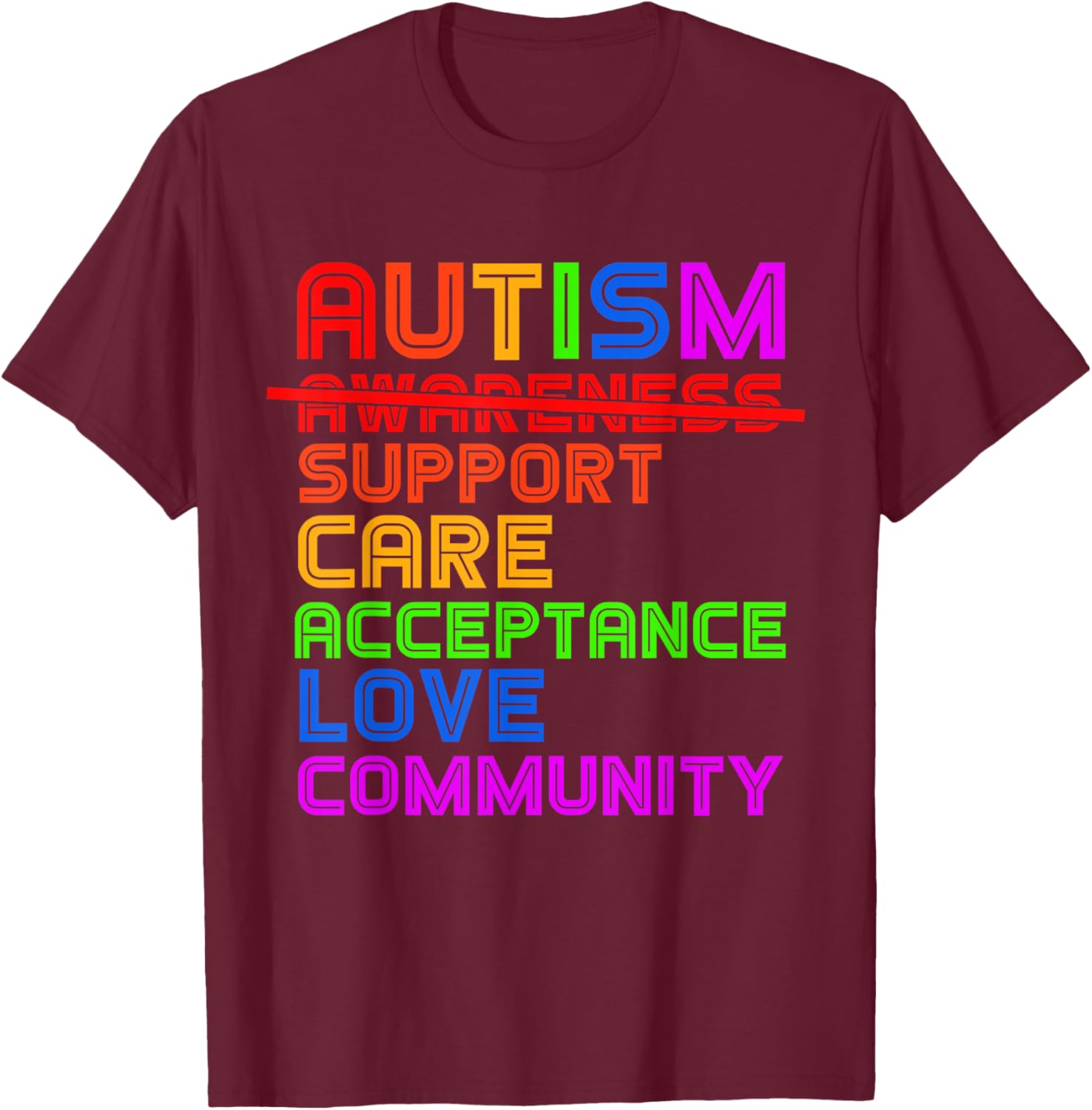 Autism Awareness T-Shirt for Men, Women, and Kids - Support Acceptance - 13