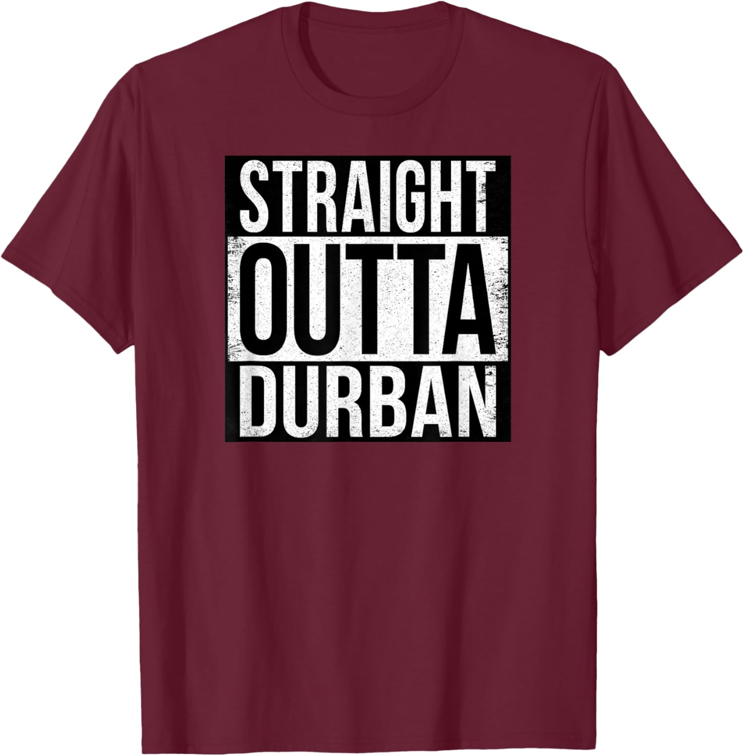Straight Outta Durban Graphic T-Shirt for Trendy Casual Style - 1