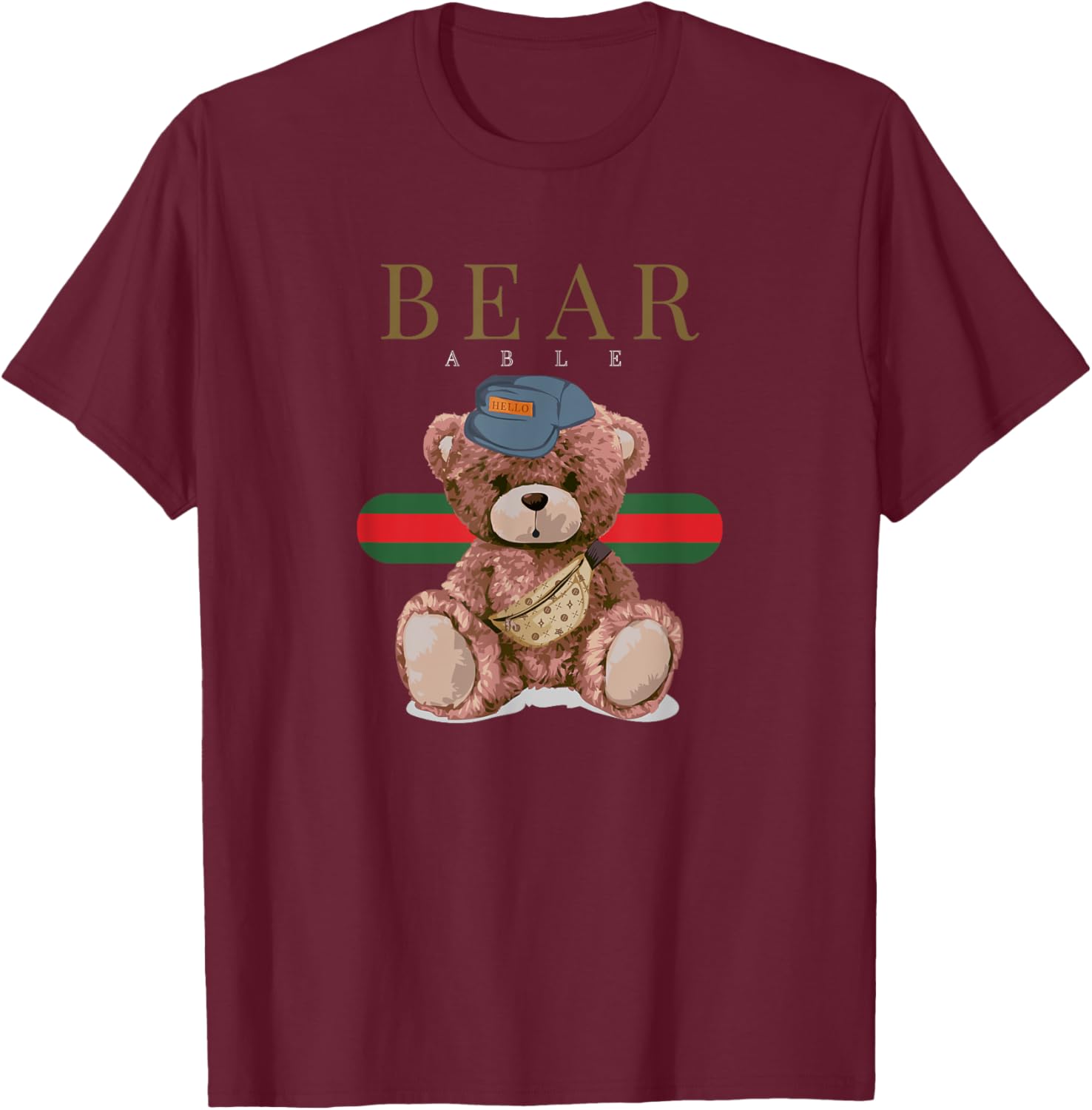 Bear Gangster Urban Graffiti T-Shirt Stylish Streetwear for Trendsetters - 3