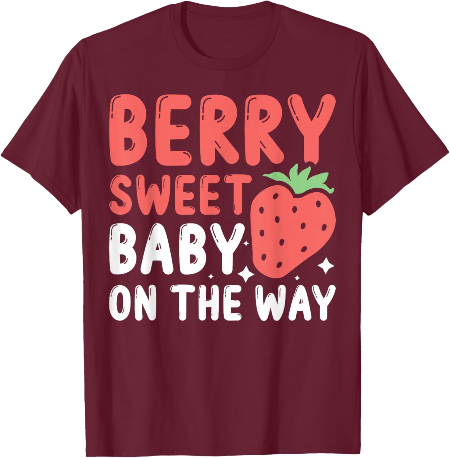 Berry Sweet Baby On The Way T-Shirt for Expecting Moms and Dads - 16