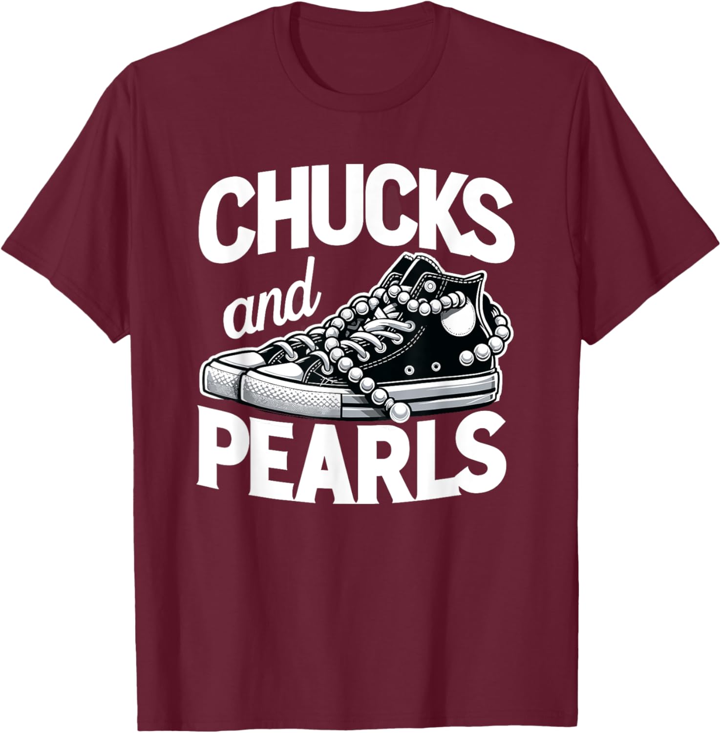 Chucks Cute Women's Pearl T-Shirt for Stylish Comfort and Elegance - 20