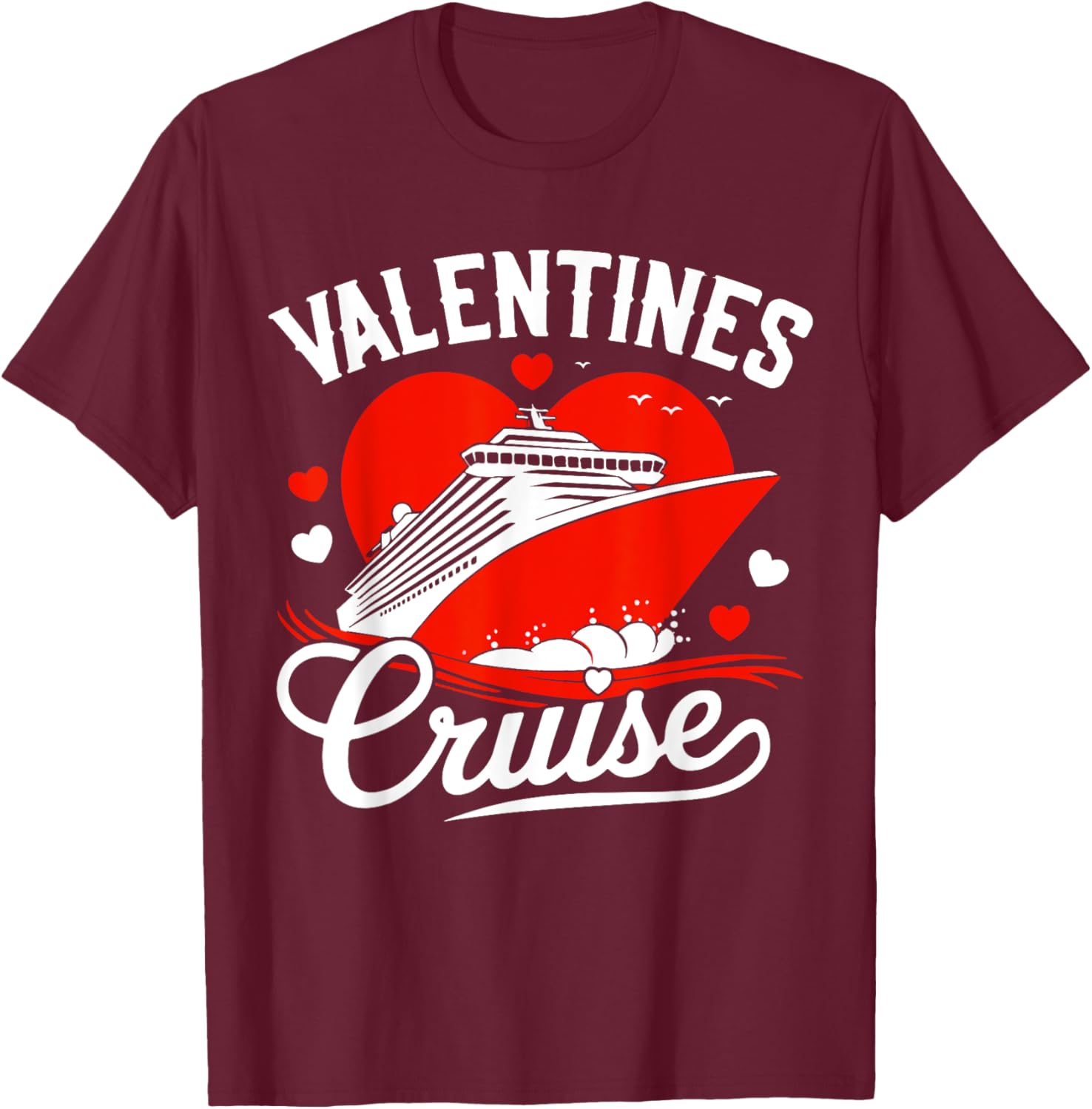 Valentine's Day Cruise Matching Couple T-Shirts for Sweet Vacation Fun - 18