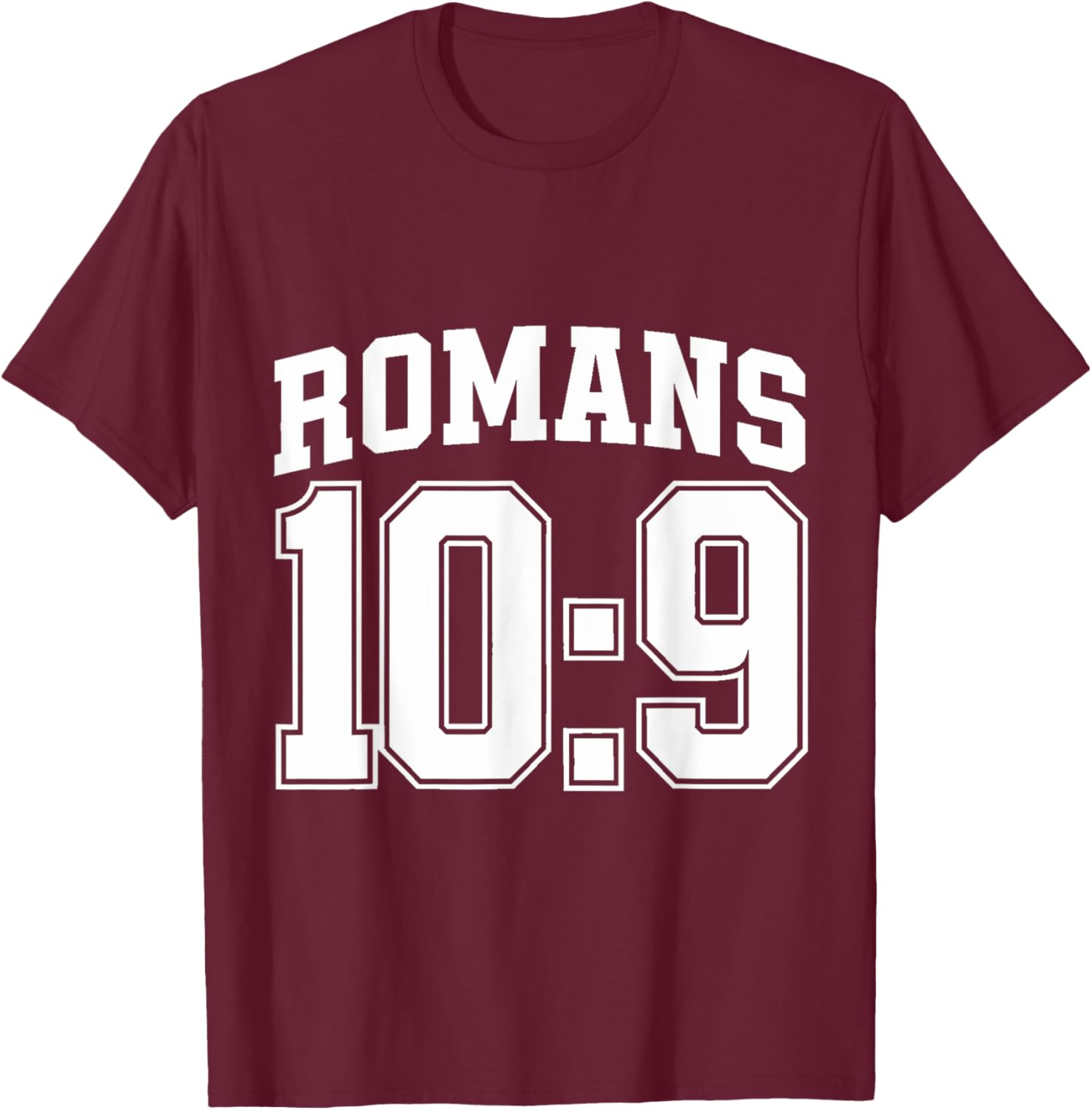 Romans 10:9 Christian Sports Jersey Motivational T-Shirt for All Fans - 2