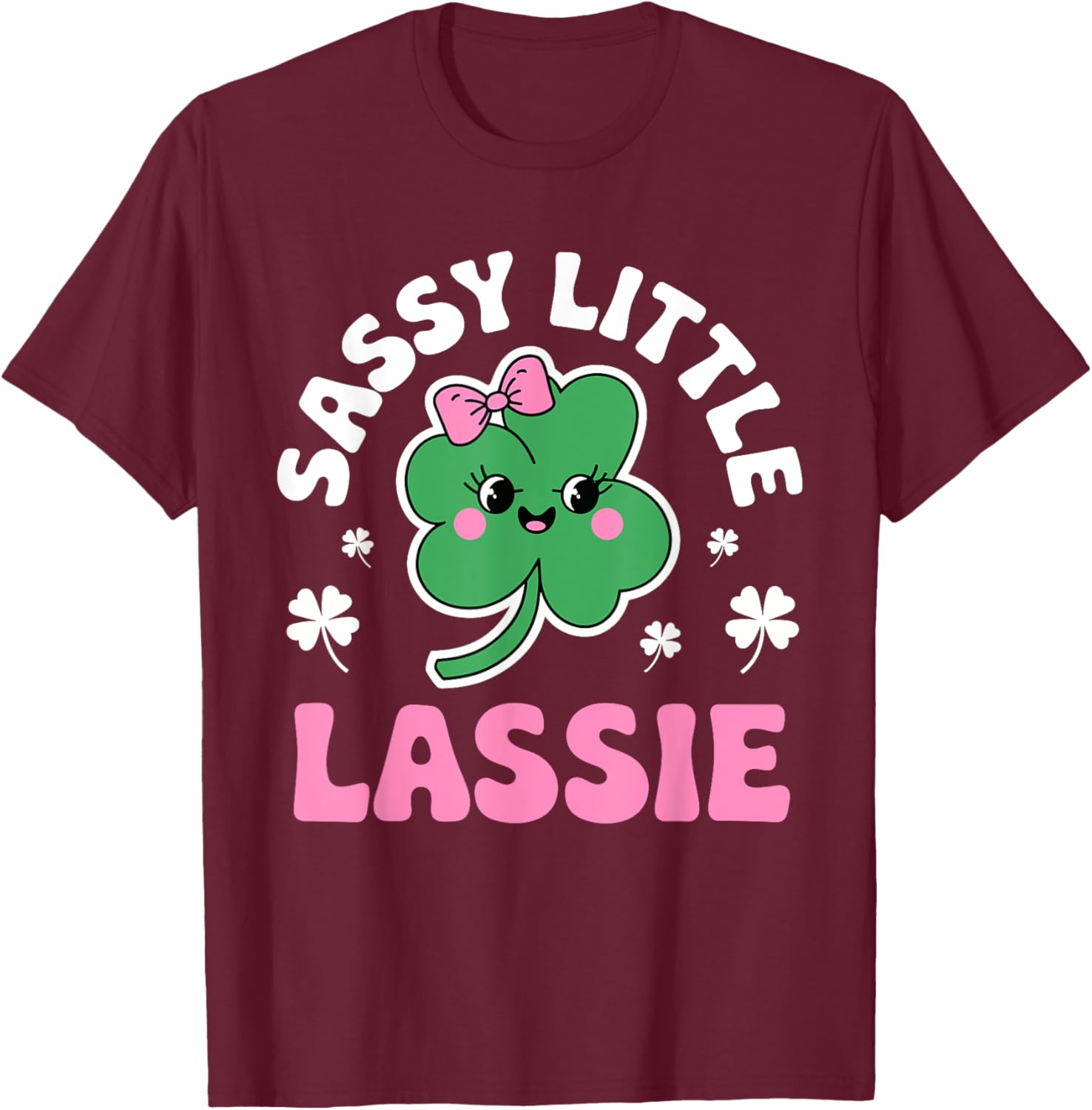 Sassy Little Lassy Girls St Patricks Day T-Shirt Irish Outfit - 15