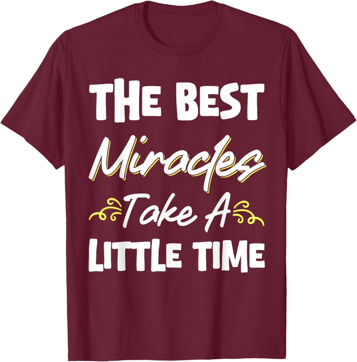 Best Miracles Take Time Transfer Day T-Shirt for Comfort and Style - 17