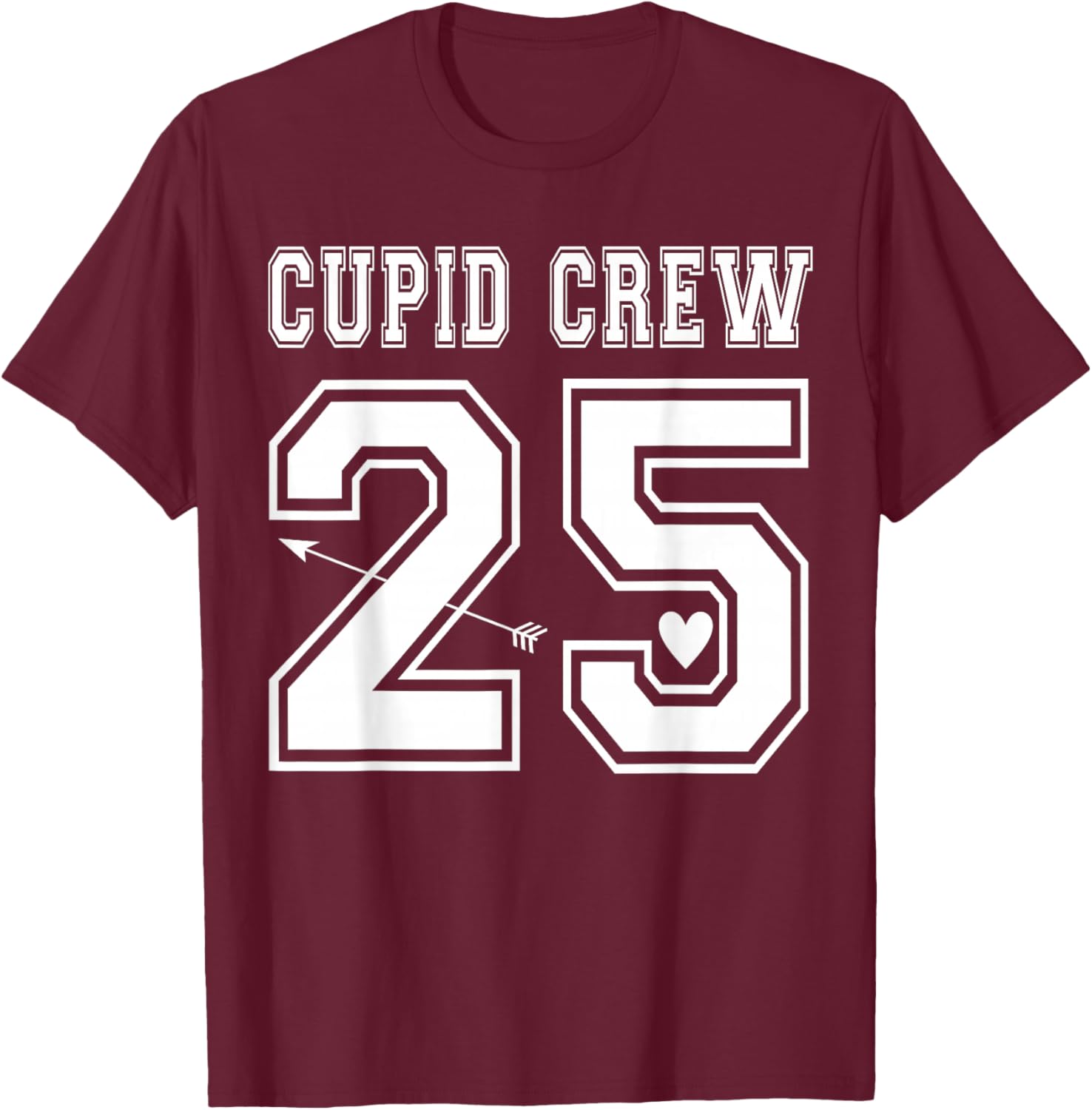 Cupid Crew 2025 Valentine's Day Love Sports Jersey Style T-Shirt - 28