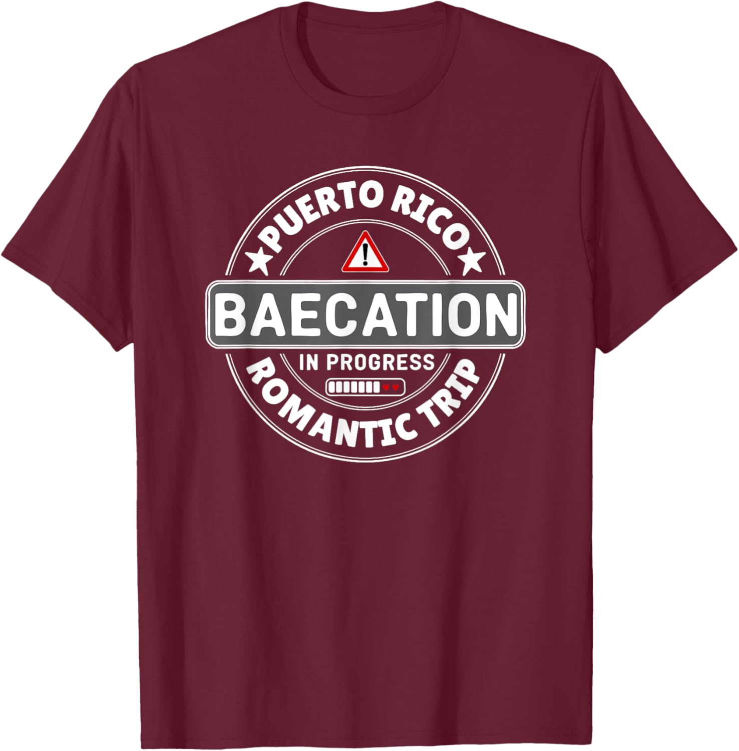 Couples Matching 1st Puerto Rico Baecation Romantic Travel T-Shirt - 6