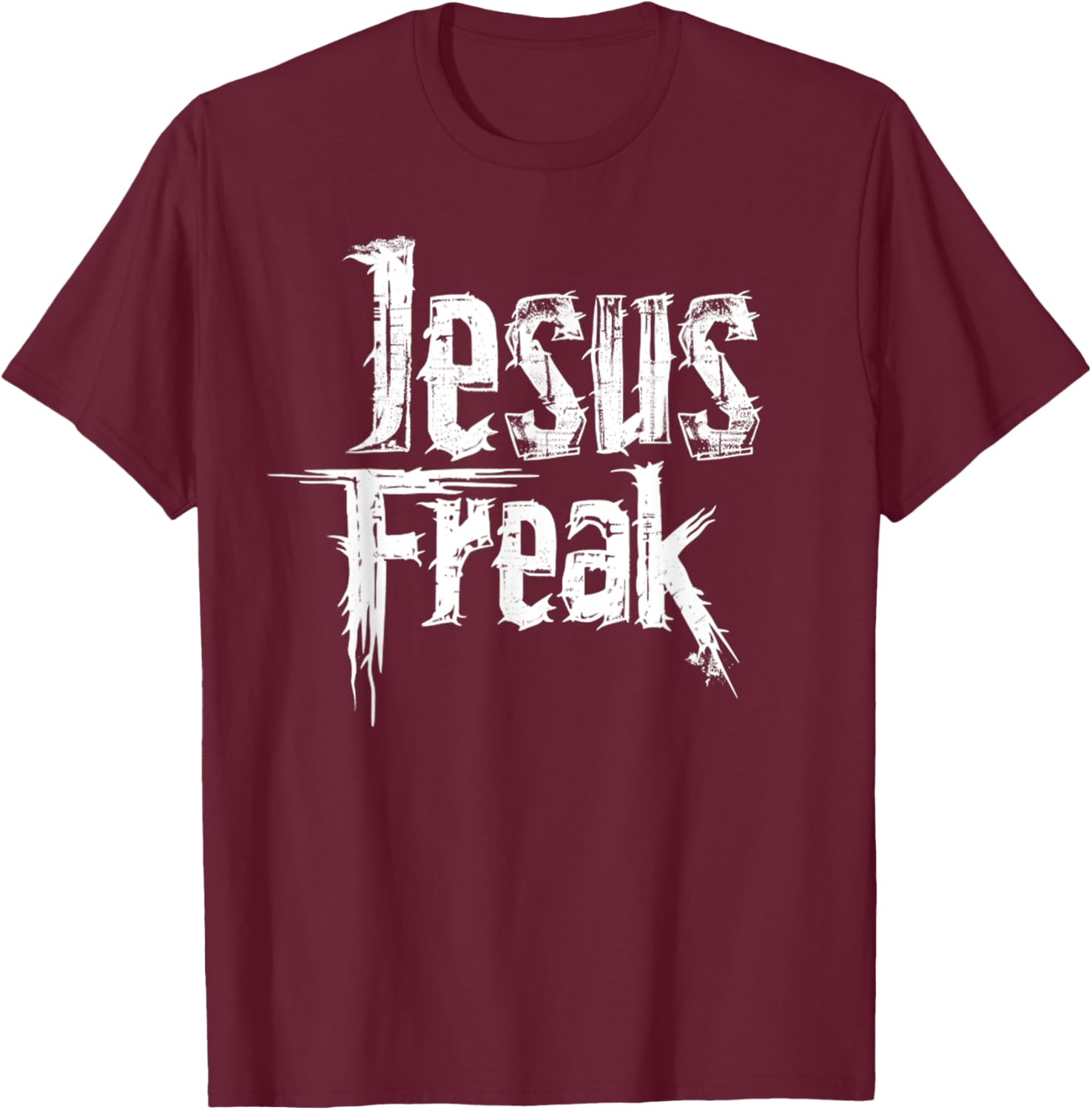 Vintage Jesus Freak Grunge Style T-Shirt for Christian Fashion Lovers - 25