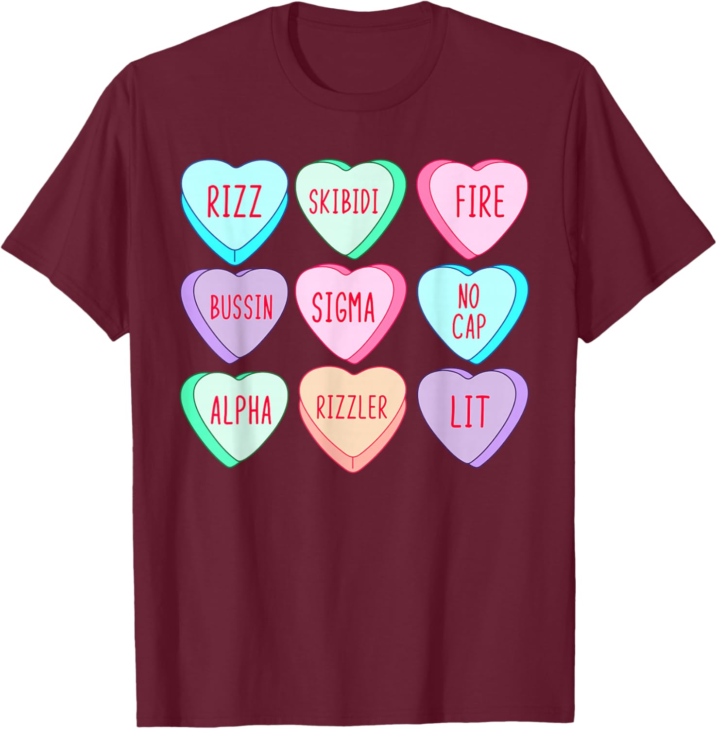 Funny Skibidi Valentine's Day Rizz T-Shirt for Lovable Couples - 16