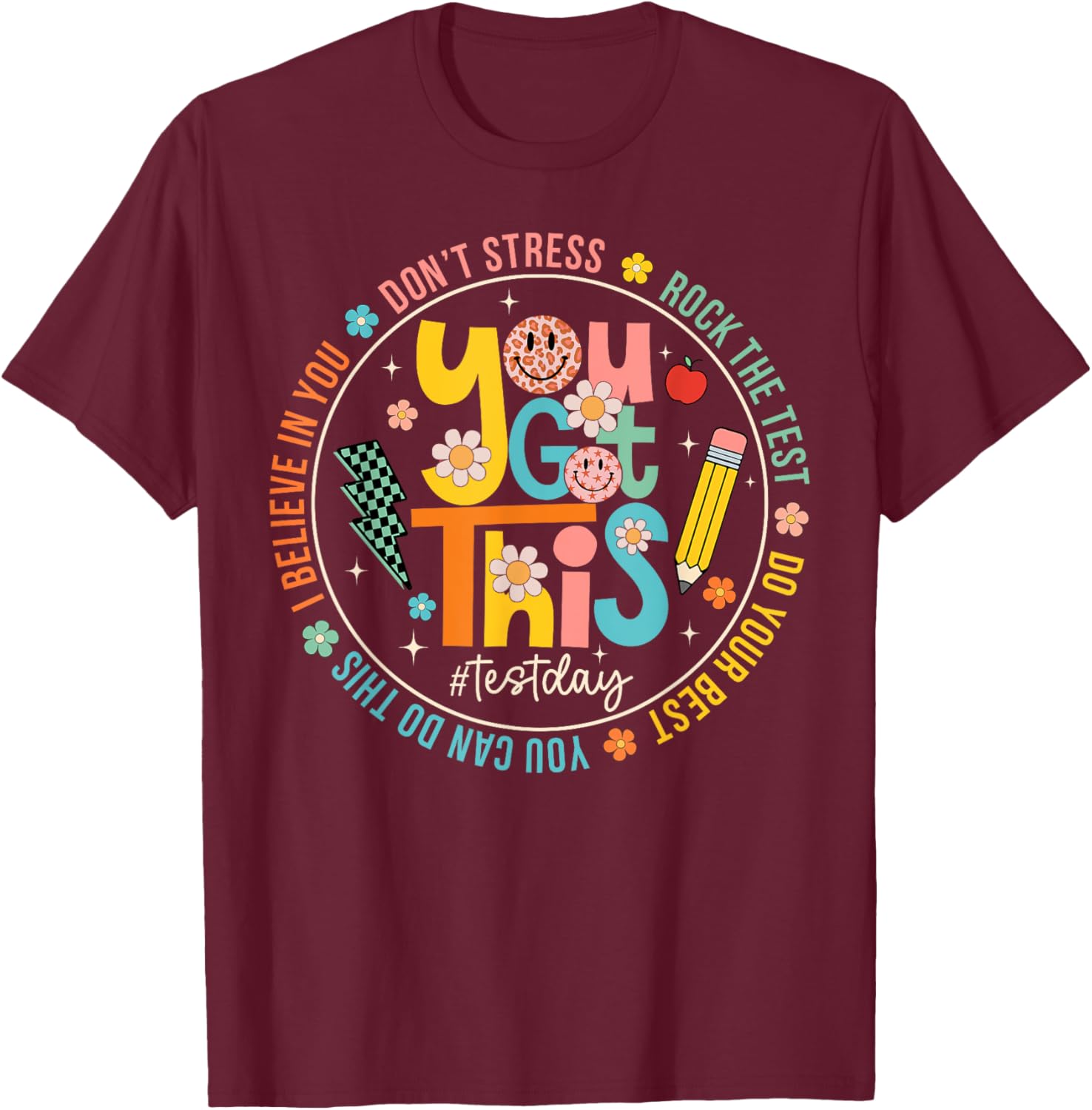 You Got This Test Day T-Shirt for Boys and Girls - Rock the Test! - 4