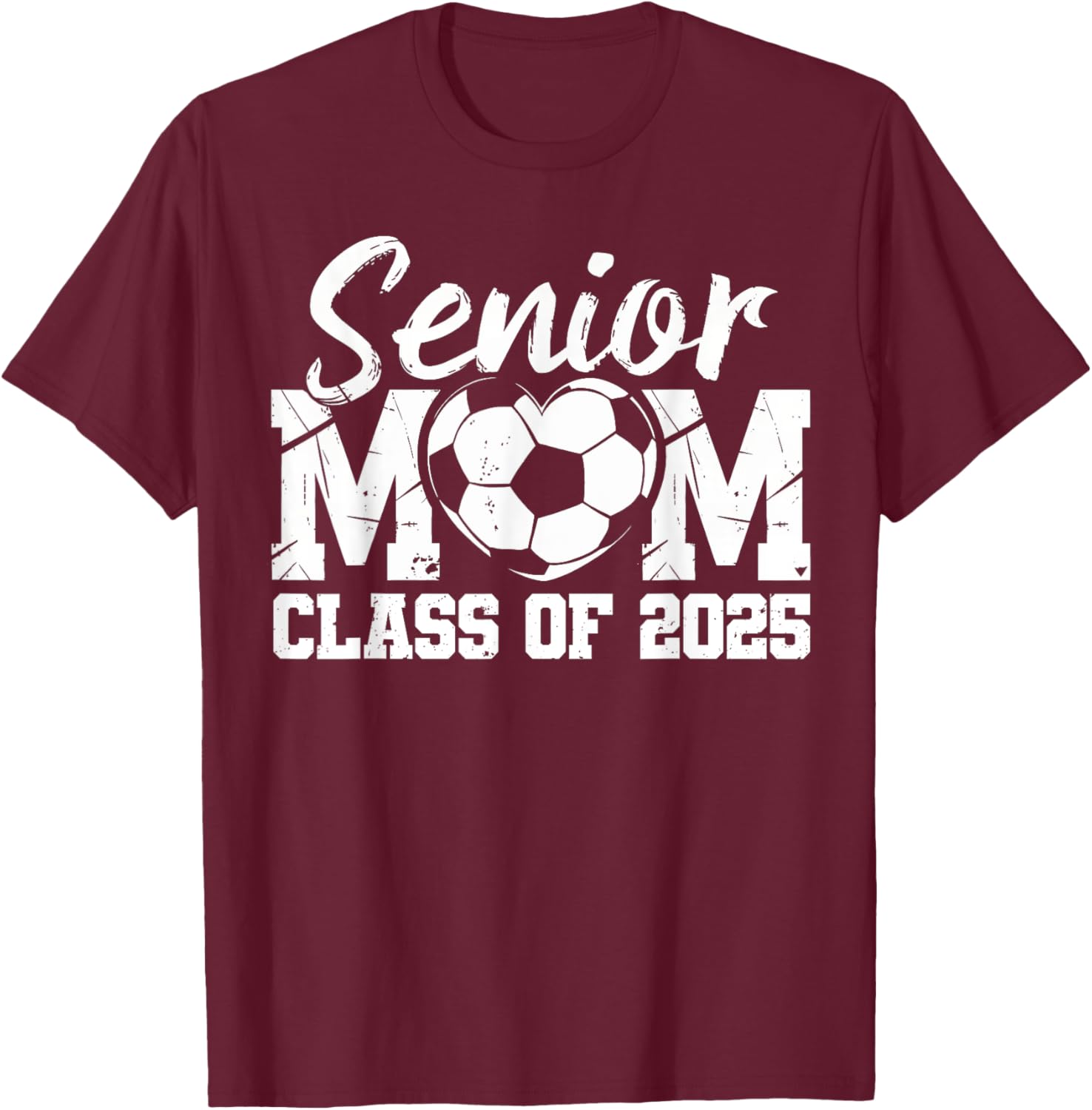 Soccer Mom Class of 2025 Graduate T-Shirt for Proud Senior Mamas - 16