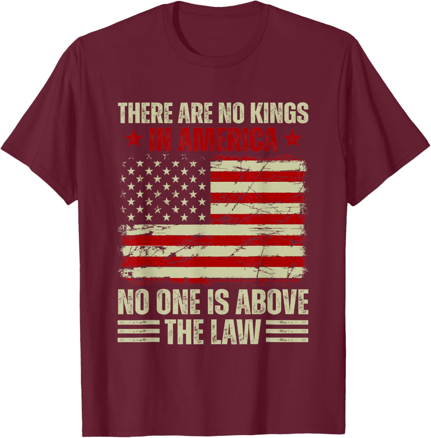 There Are No Kings In America T-Shirt - Stand For Justice and Equality - 3