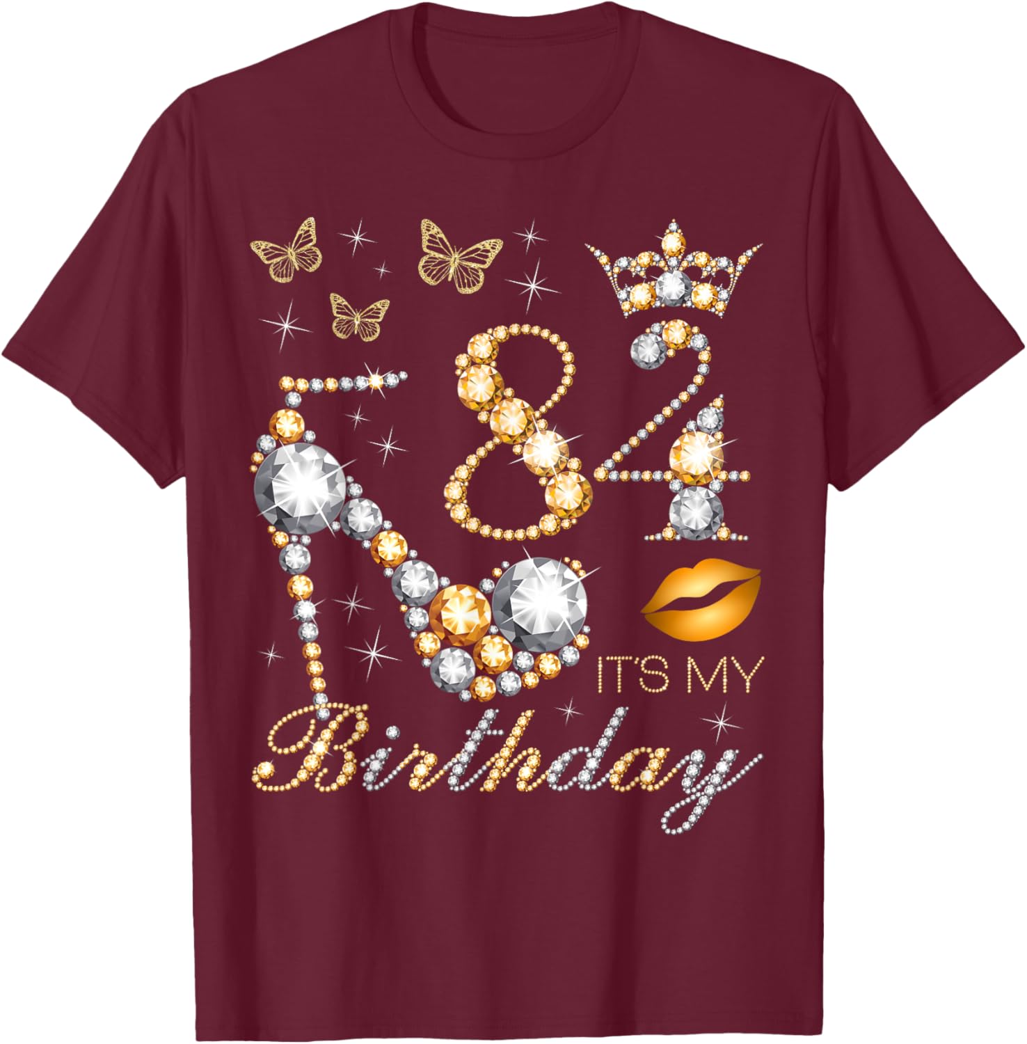 Celebrate Your 84th Birthday in Style with this B-Day Queen T-Shirt - 2