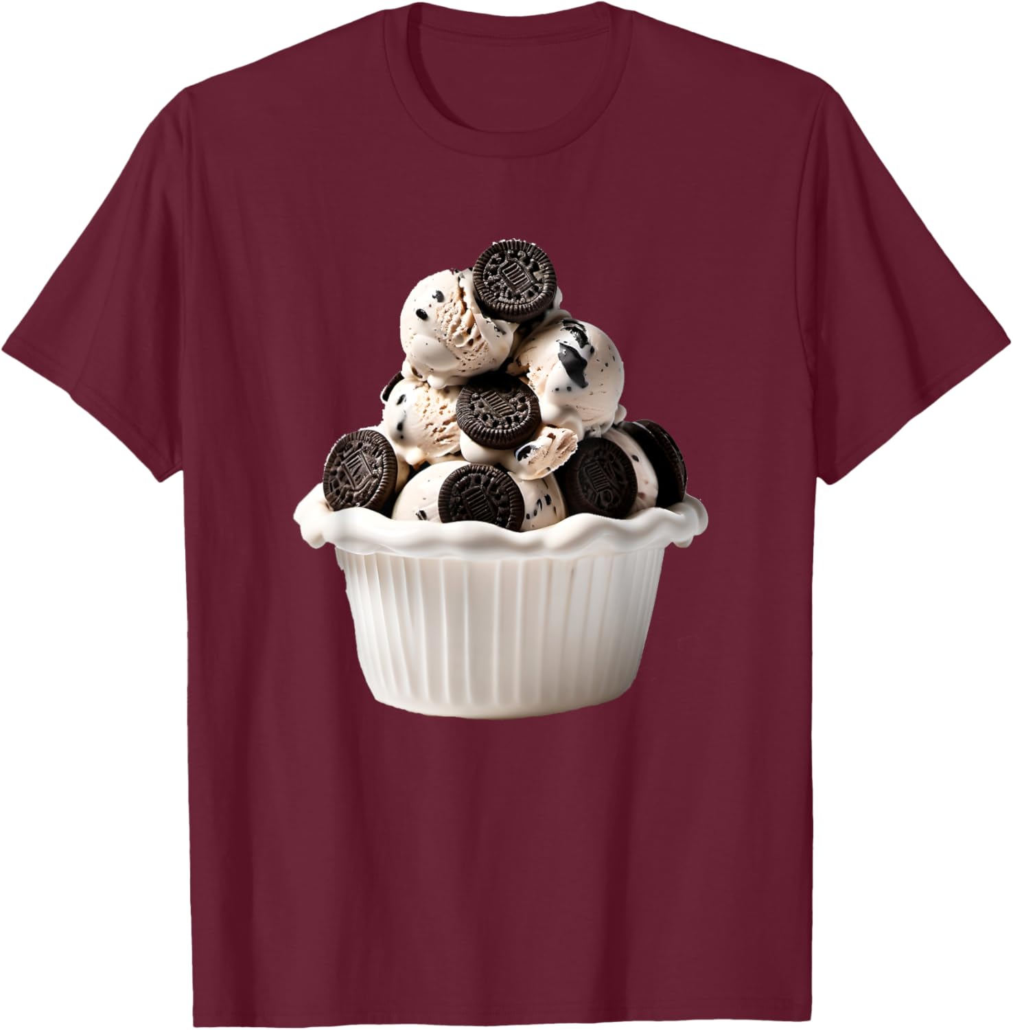 Cookies and Cream Ice Cream T-Shirt for Ice Cream Lovers and Fun Gifts - 13