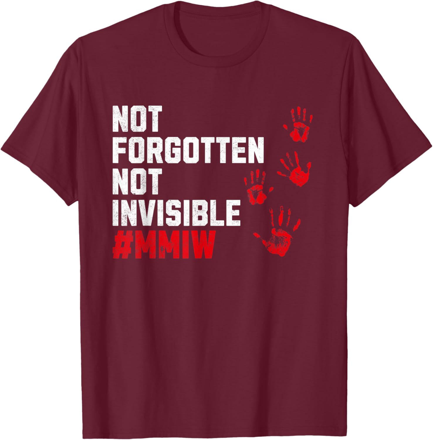 Stolen Sisters MMIW Invisible T-Shirt for Awareness of Missing Indigenous Women - 2