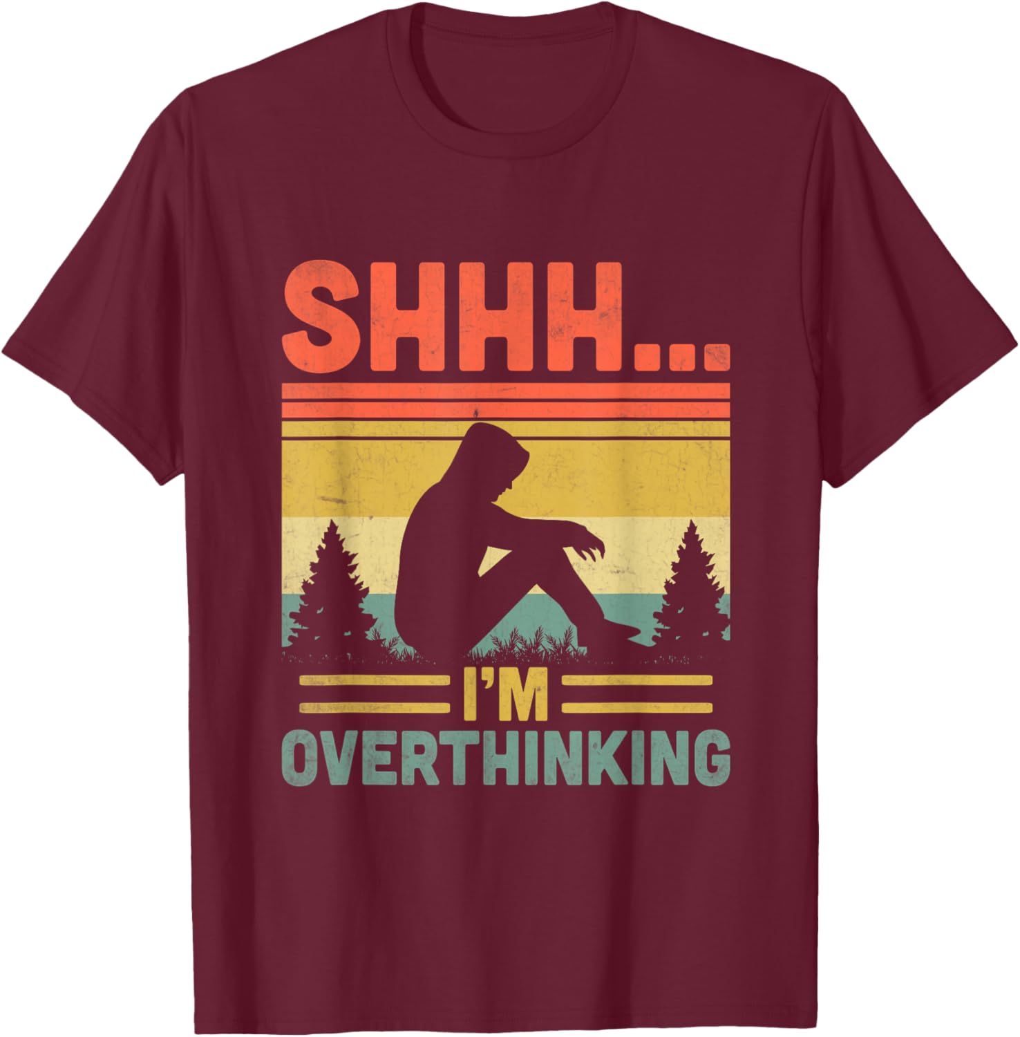 Shhh I’m Overthinking T-Shirt for Introverts – Funny & Cozy Apparel - 14
