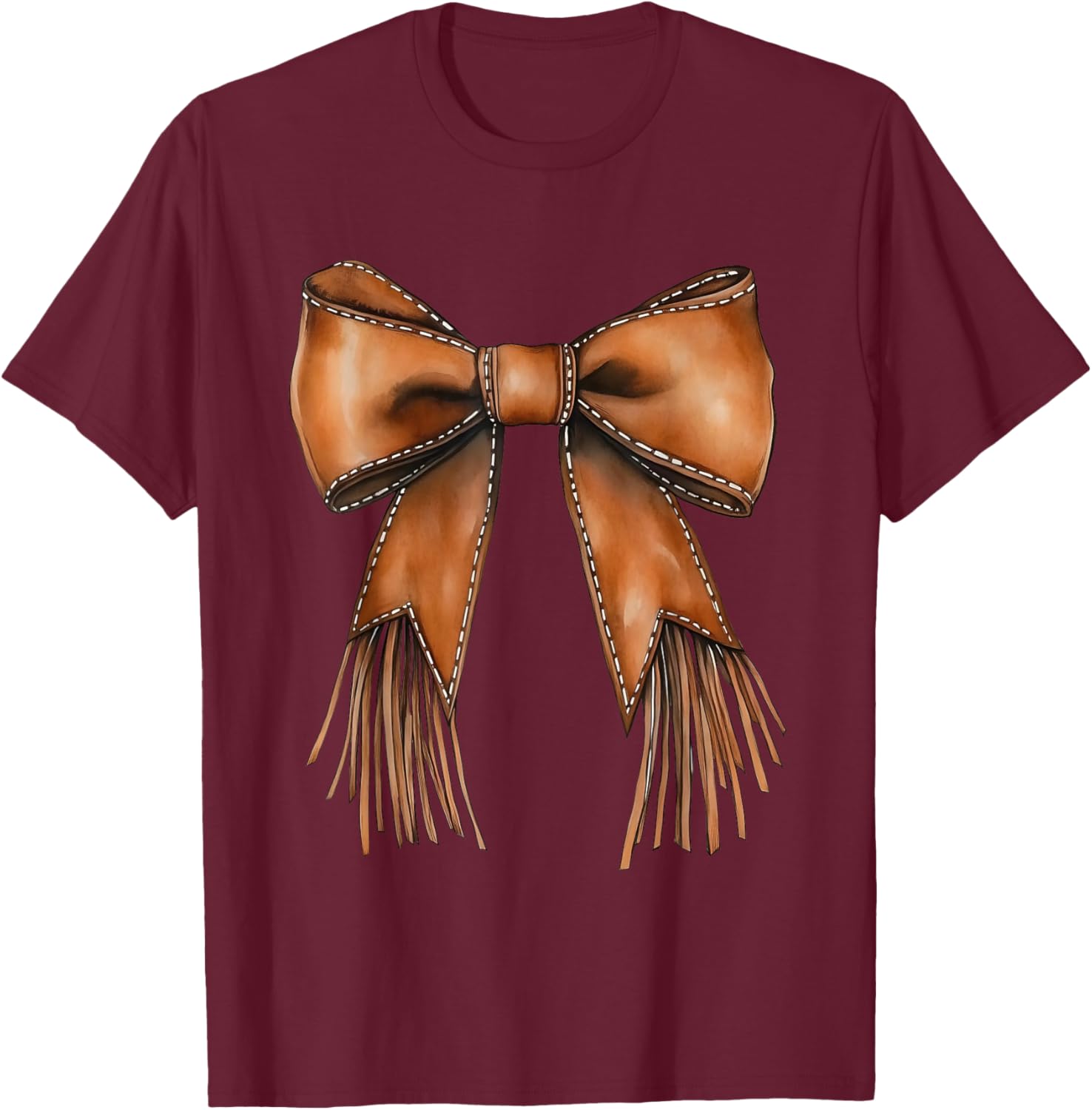 Cowgirl Bow Y2K Coquette Western T-Shirt for Trendy Style and Comfort - 1