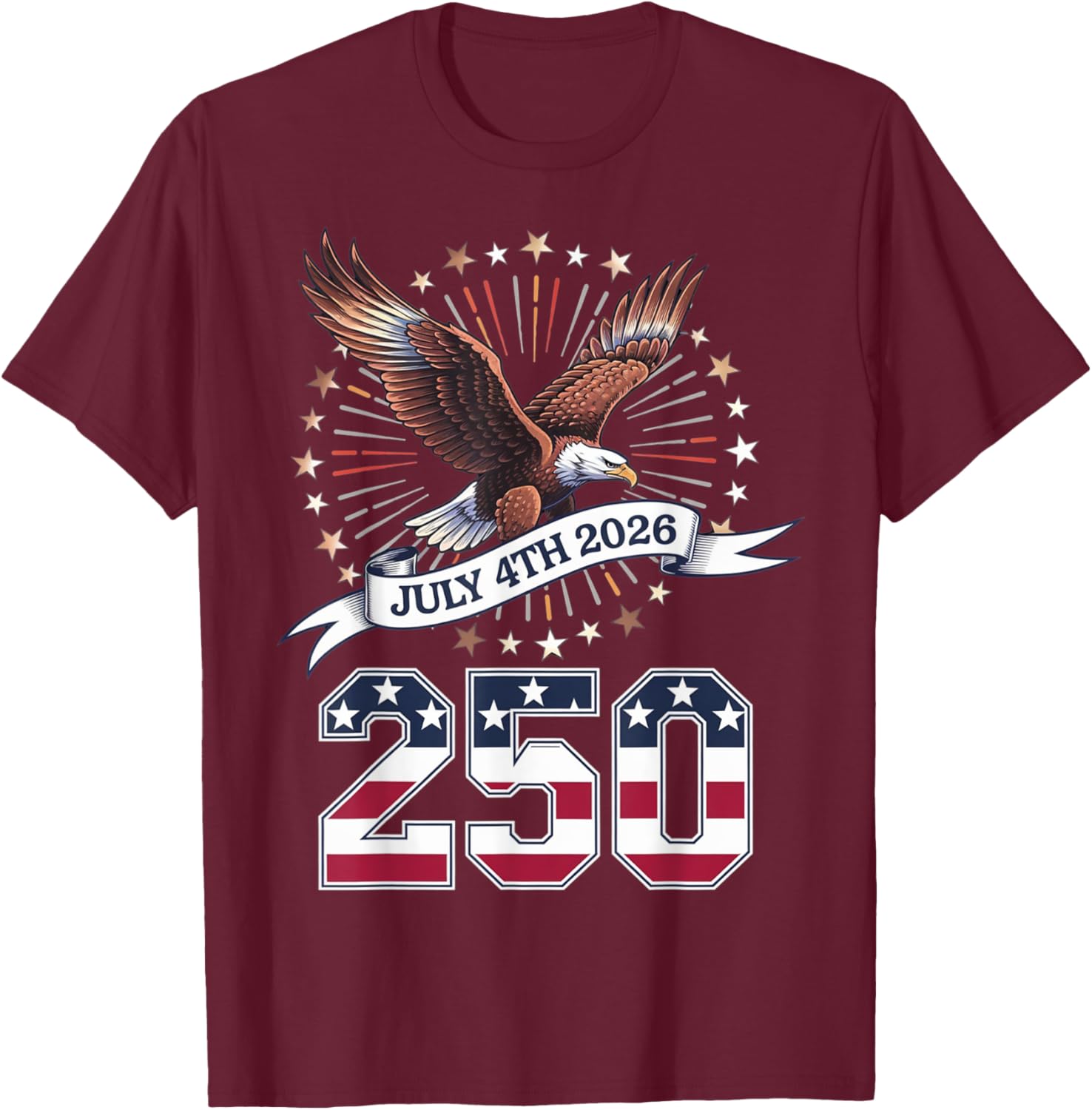 Celebrate 250 Years of Freedom with Our Patriotic July 4th T-Shirt - 6