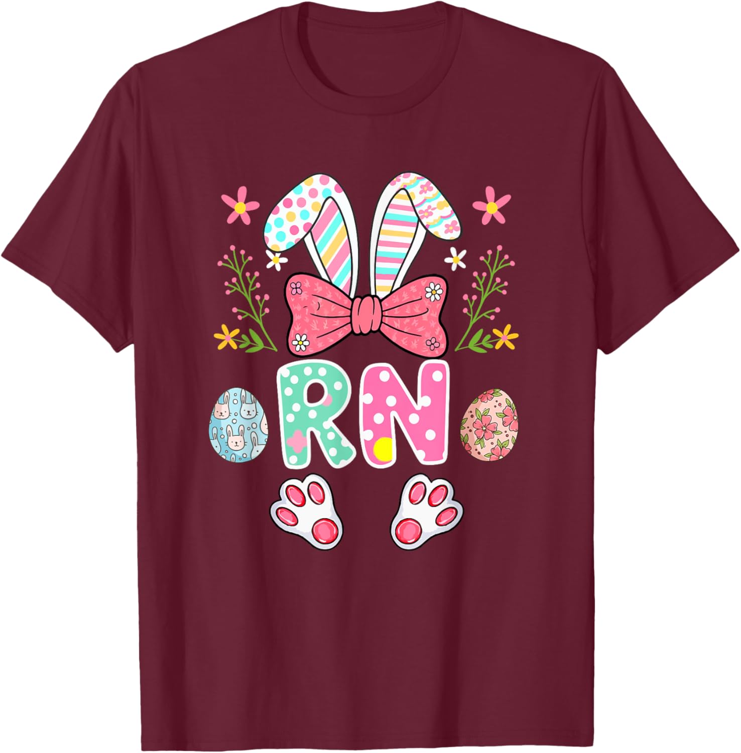 RN Job Easter Bunny Women's Costume T-Shirt for Egg Hunting Fun - 11