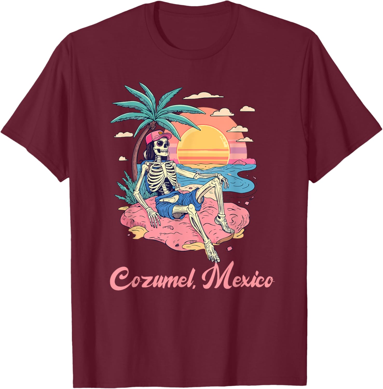 Cozumel Mexico Vacation T-Shirt for Men and Women Souvenir Apparel - 8