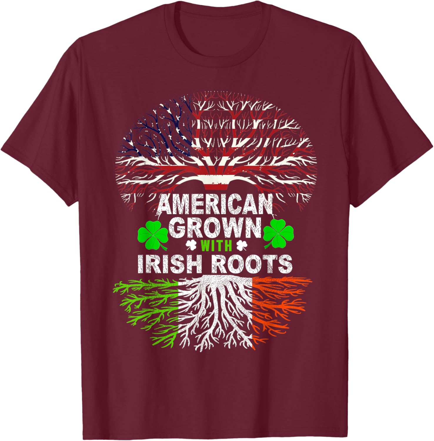 American Grown Irish Roots St. Patrick's Day T-Shirt for Festive Fun - 11