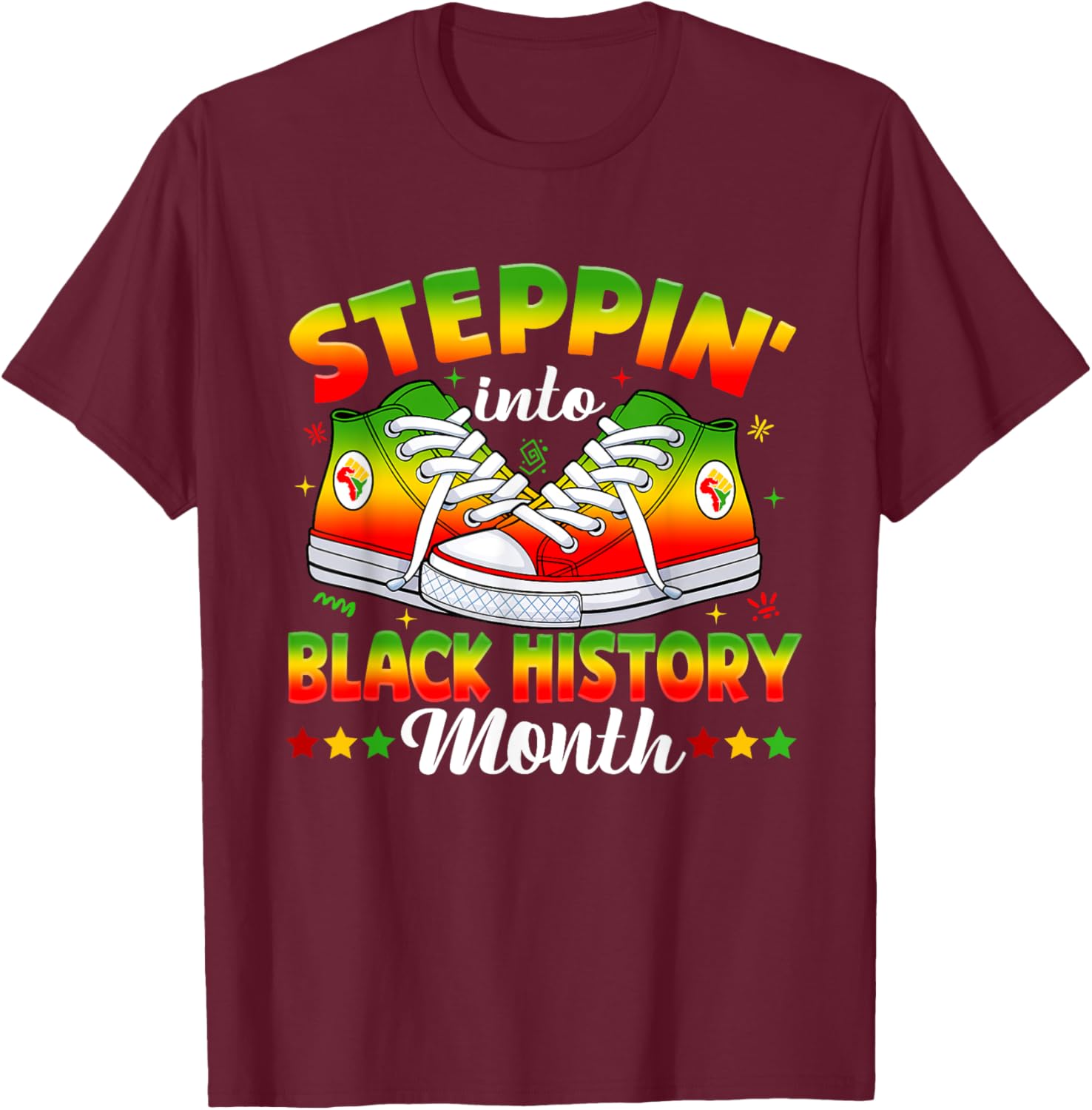 Celebrate Black History Month with Women's African American Pride T-Shirt - 1