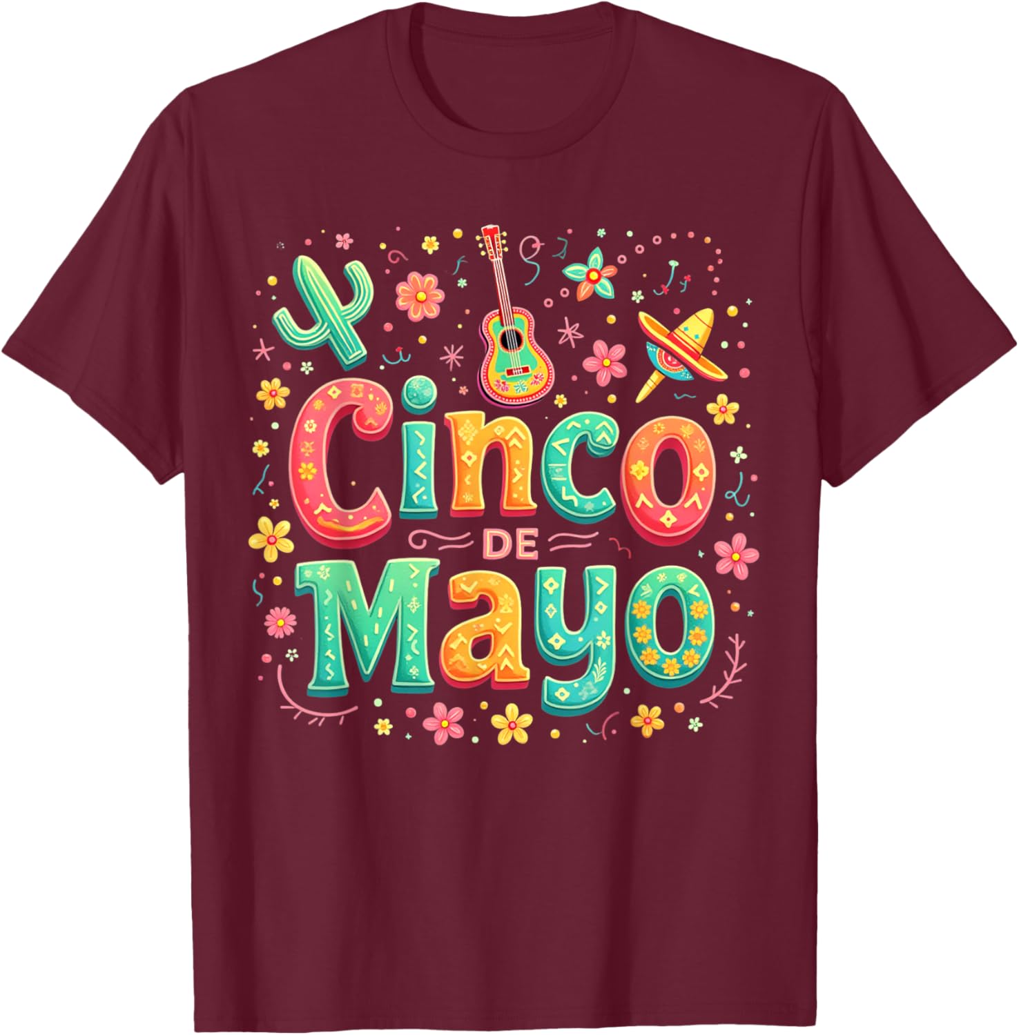 Cinco De Mayo Family Matching Let's Fiesta T-Shirt for Celebration Fun - 3