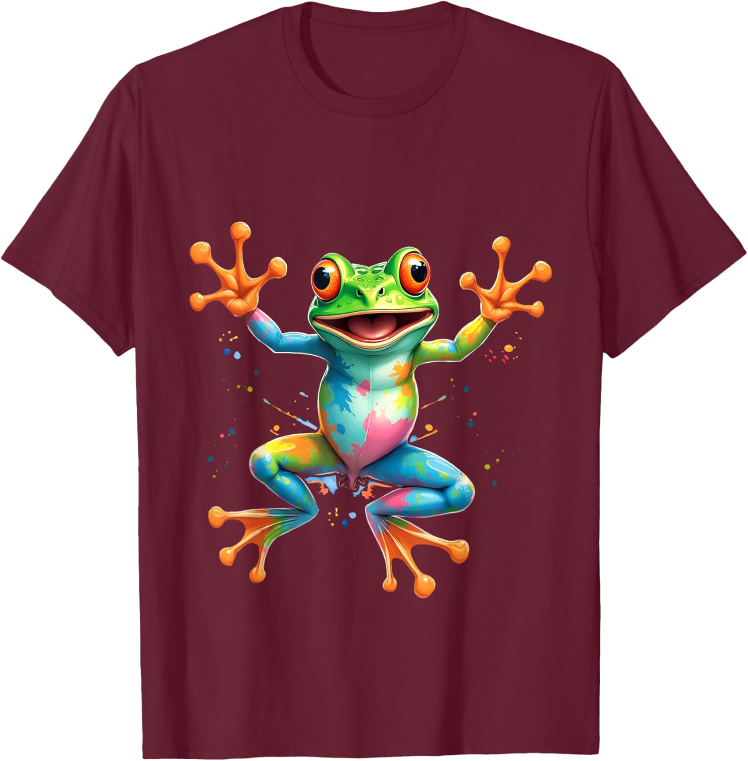 Cool Tie Dye Frog Peace Sign T-Shirt for Men, Women, and Kids - 22