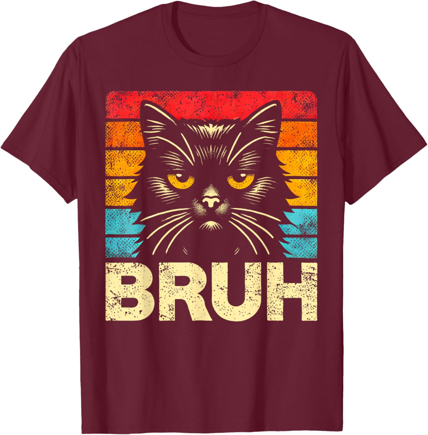 Funny Cat Bruh Meme T-Shirt for Boys, Girls, Kids, and Adults - 12