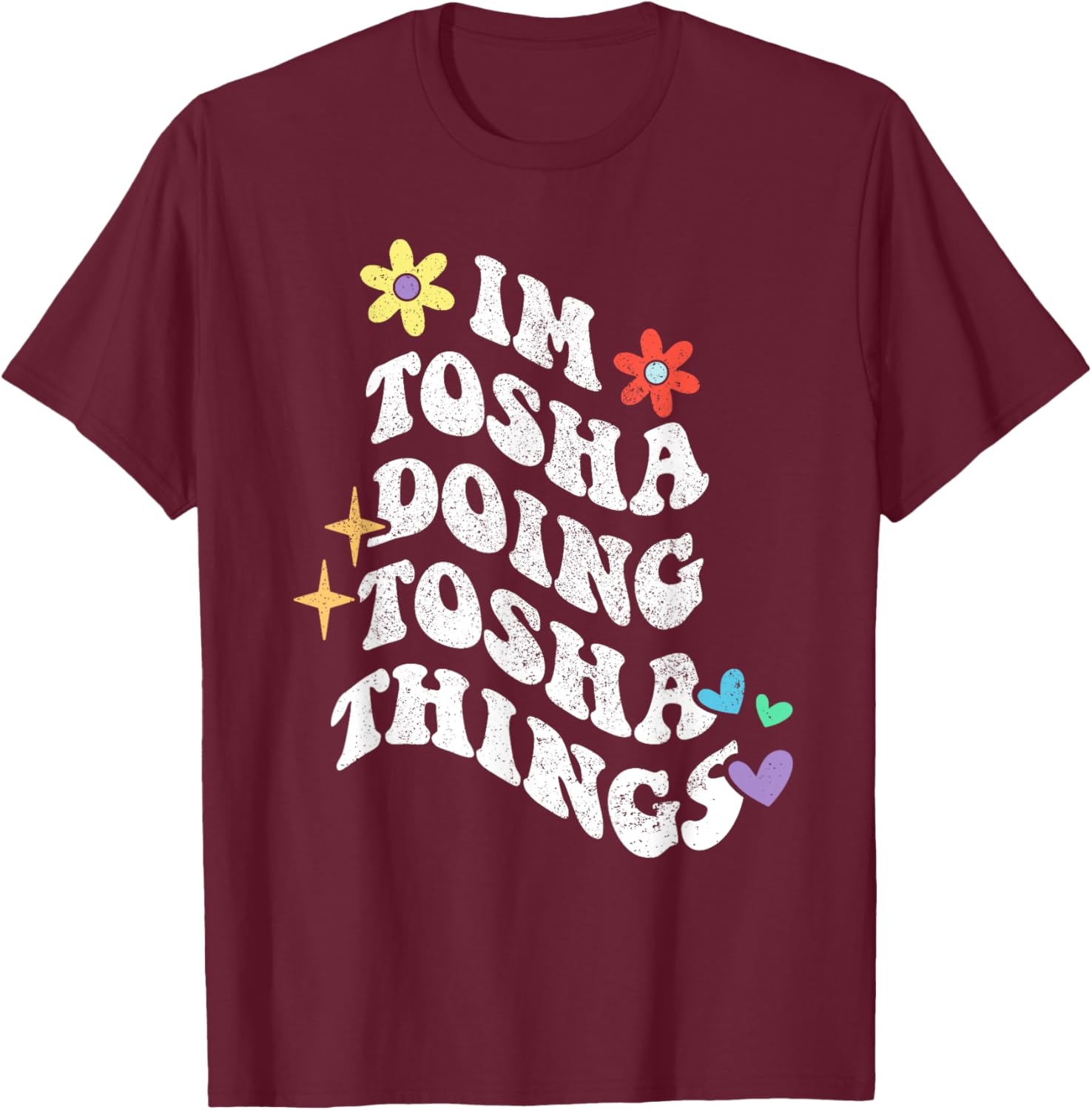 Retro Groovy T-Shirt for Moms Doing Tosha Things - Fun Mothers Day Gift - 6