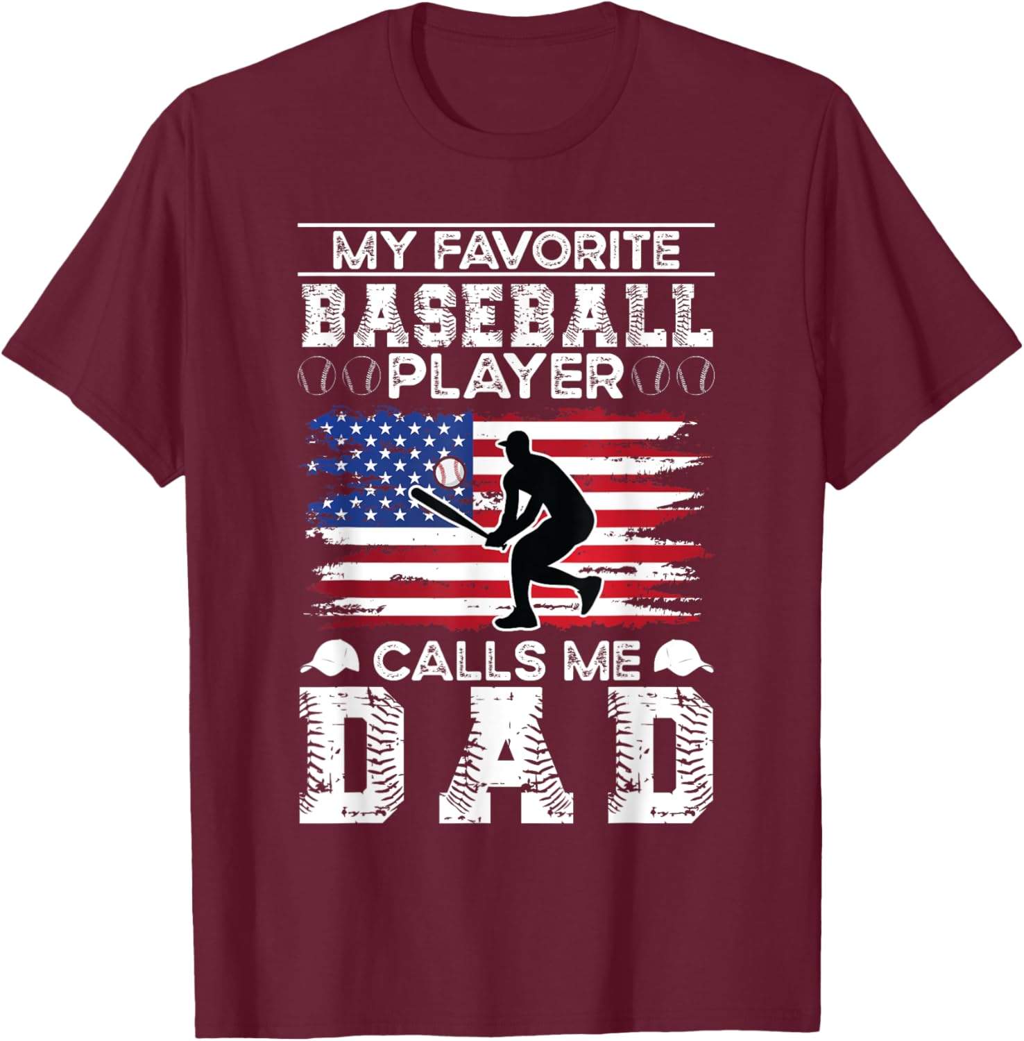 Cool Baseball Dad T-Shirt for Sports Lovers - Comfortable & Stylish Gear - 1