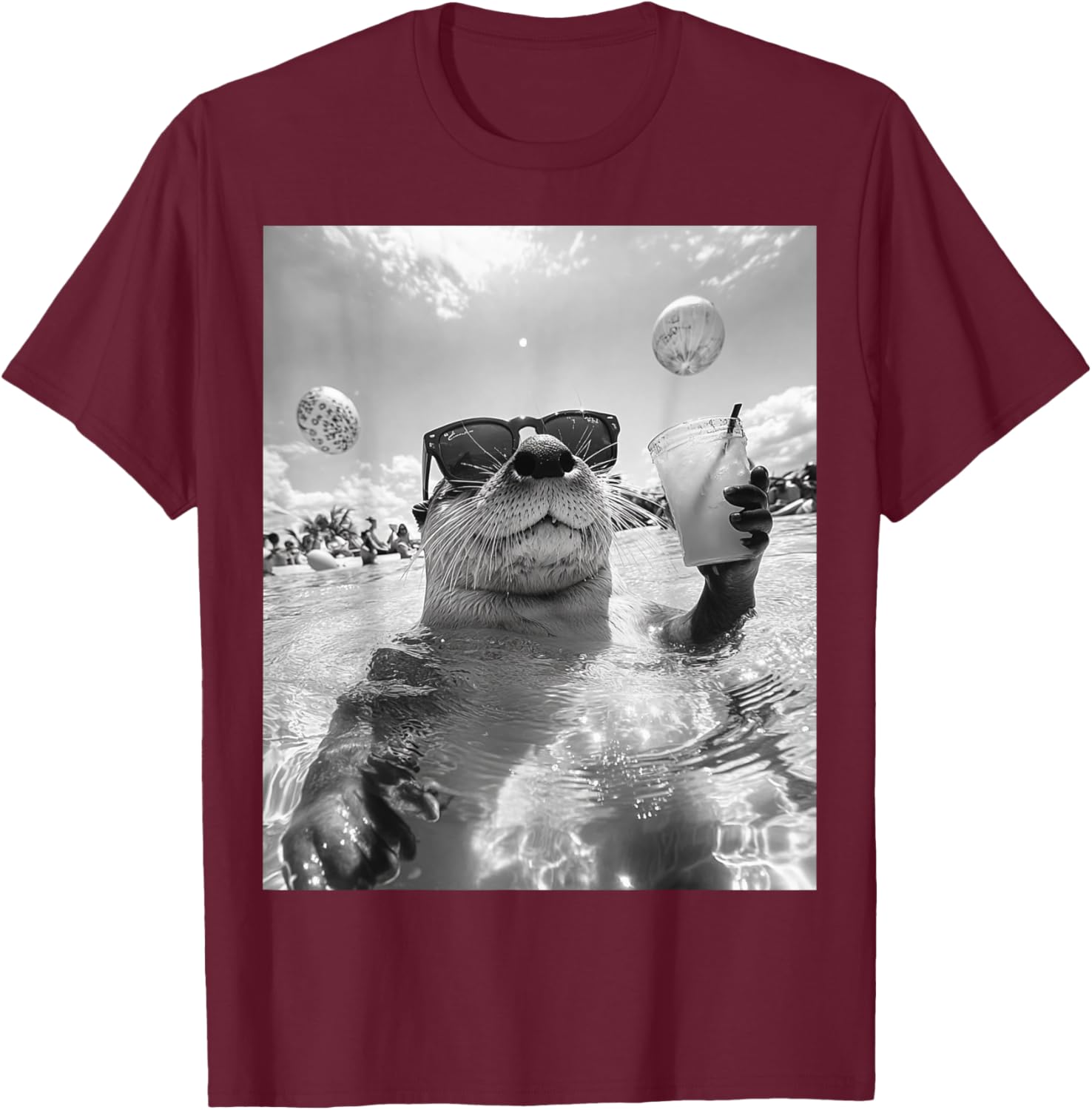 Cool Otter Selfie T-Shirt for Fun and Stylish Casual Wear - 11