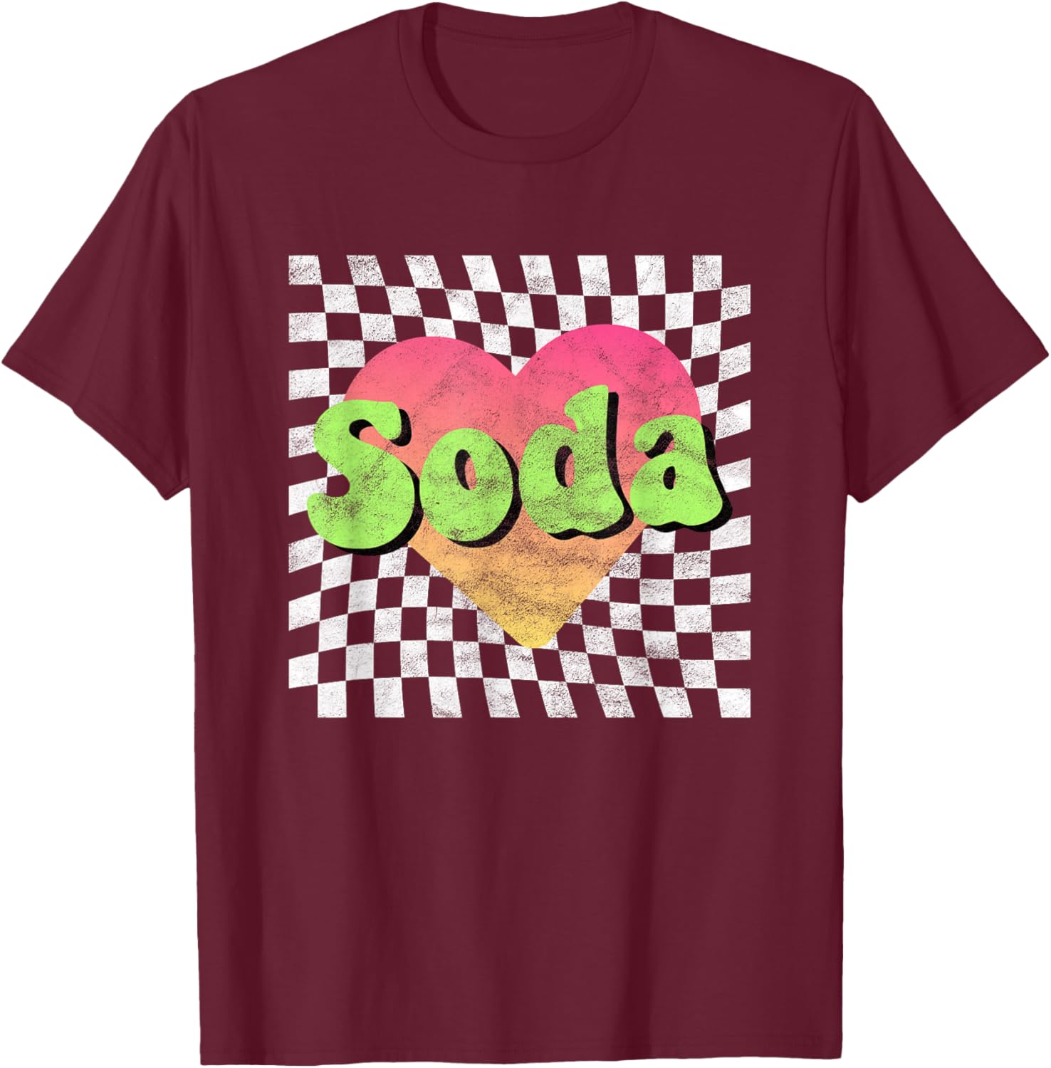 Soda Lover Heart Vintage Retro T-Shirt for Fun and Stylish Outfits - 2