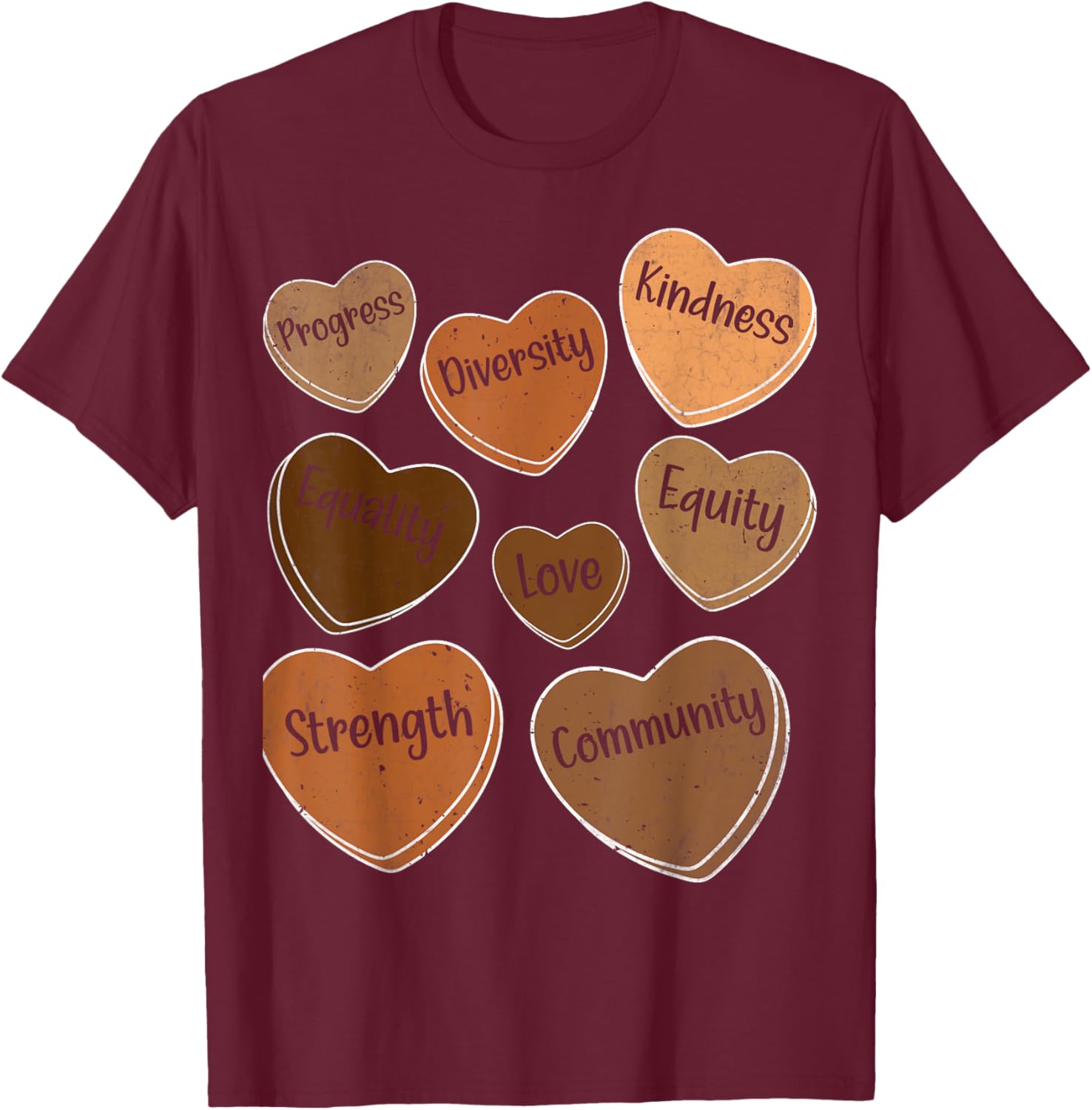 Celebrate Black History Month with Proud Black Women Heart T-Shirt - 5