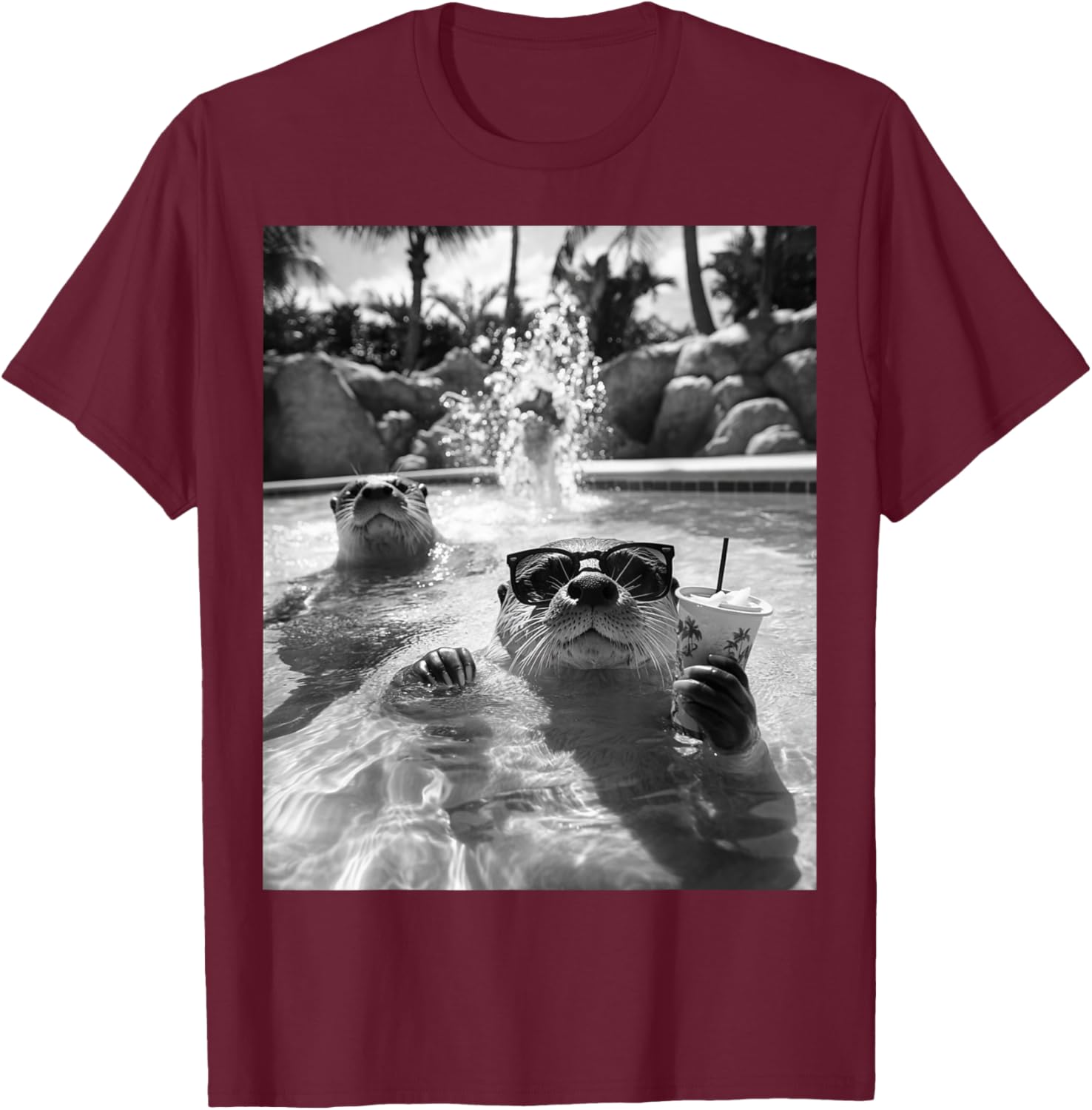 Cool Otter Selfie T-Shirt for Fun Animal Lovers - Perfect Gift Idea - 13