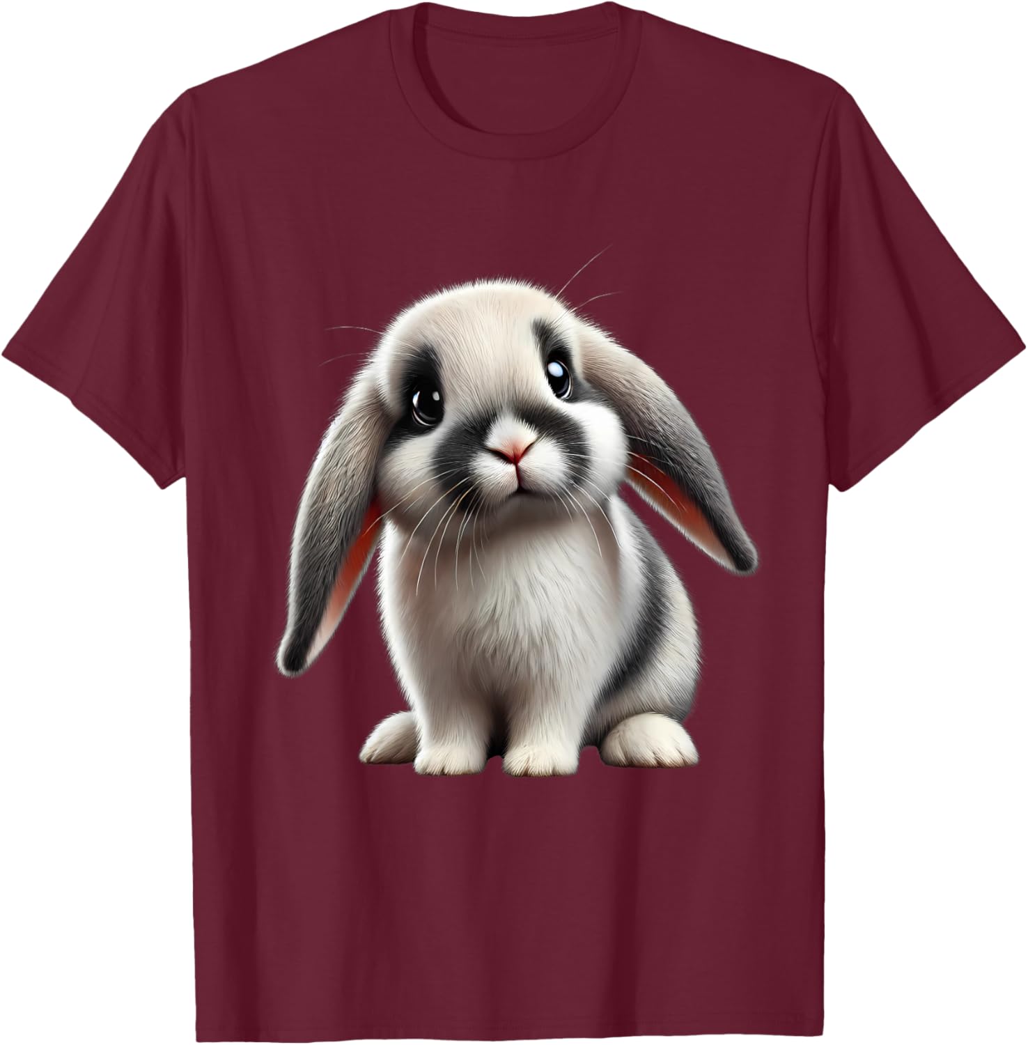Cute Bunny T-Shirt for Kids and Women - Fun Rabbit Graphic Tee - 12