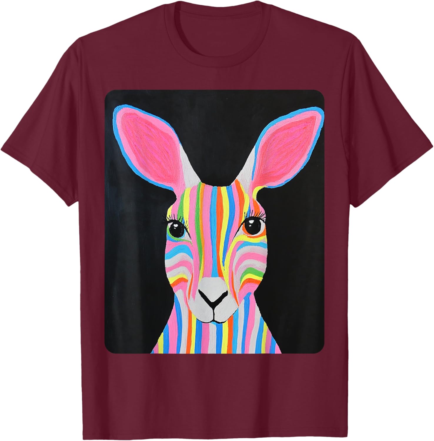 Vibrant Kangaroo Graphic T-Shirt for Style Lovers and Animal Fans - 25