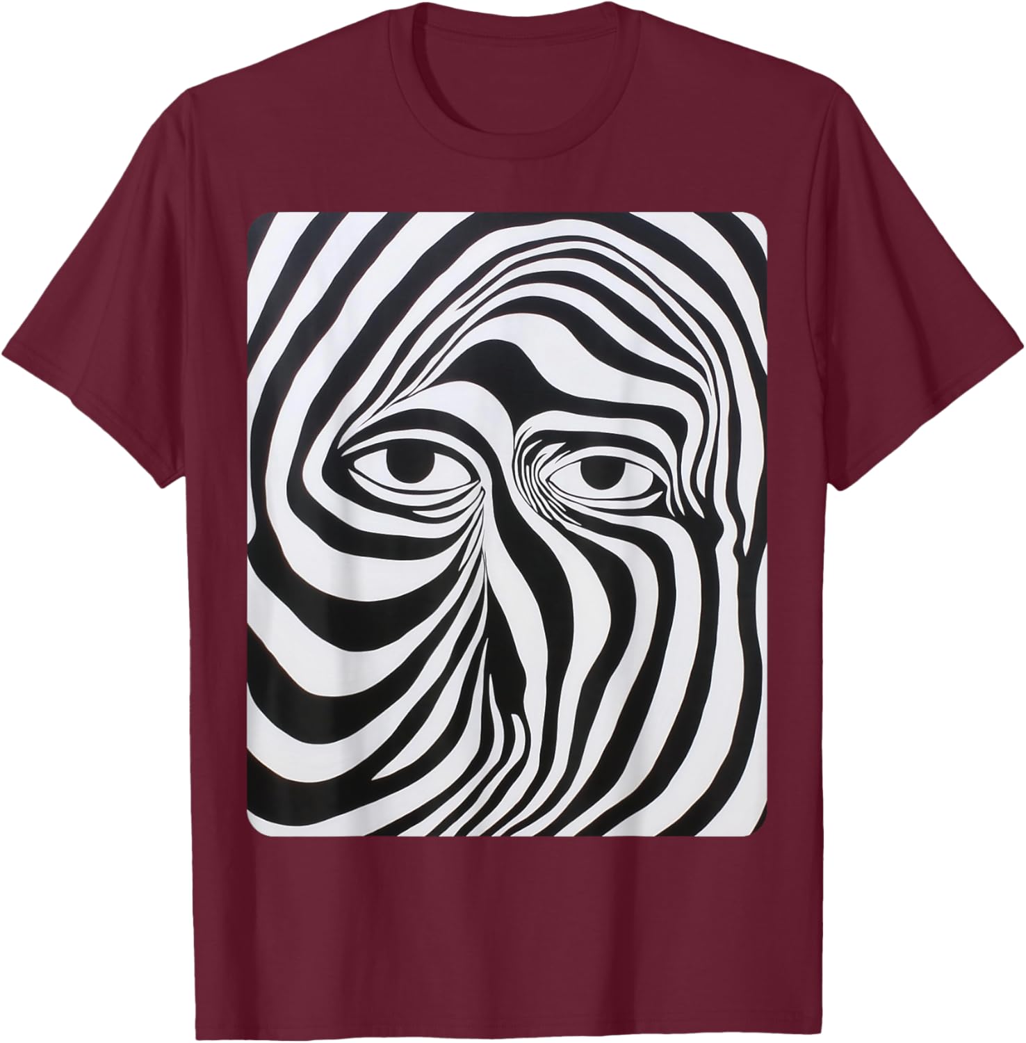 Stylish Eyes White and Black Designer T-Shirt for Trendy Fashion Lovers - 20