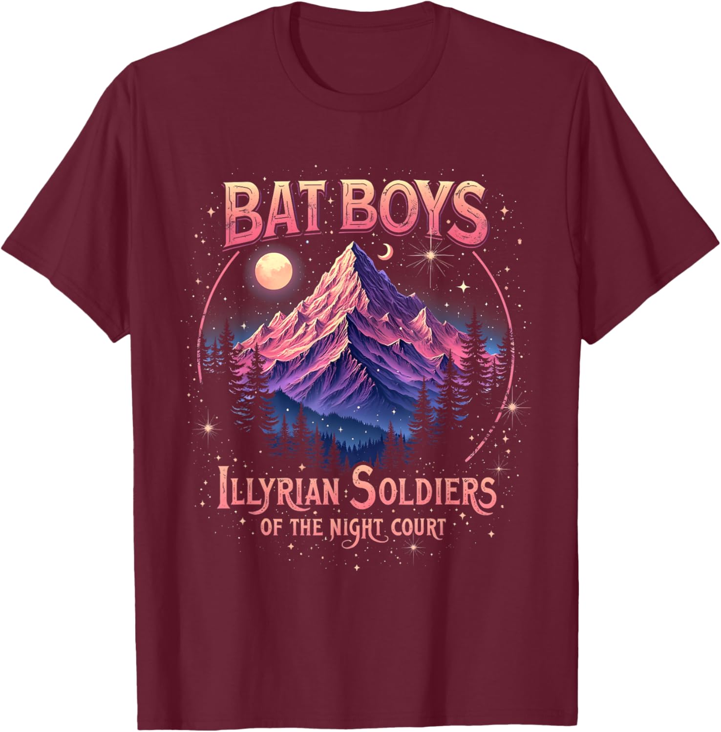 Bat Boys Night Court Bookish T-Shirt for Mountain Nesta Fans - 13