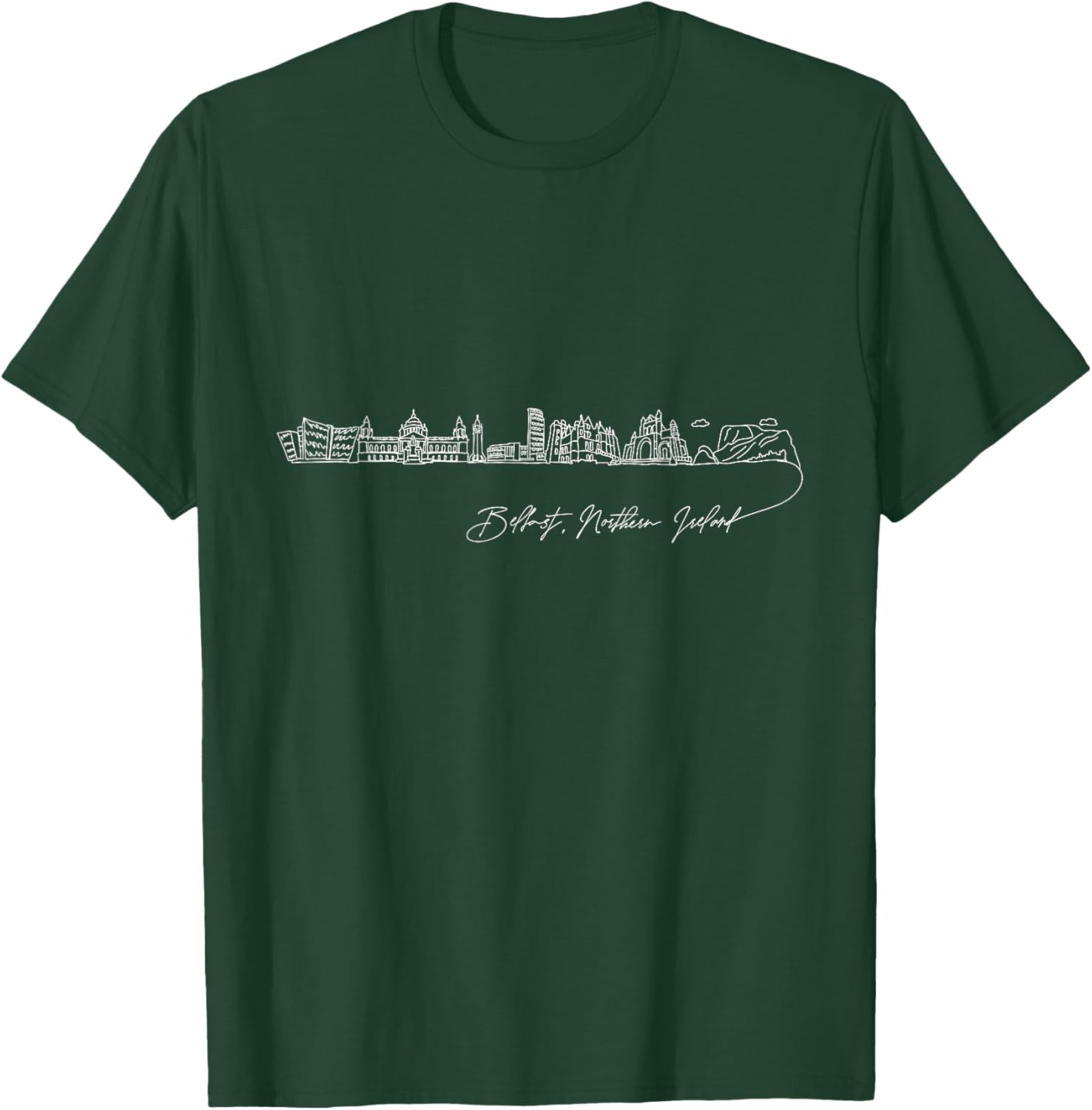 Signature Belfast City Skyline T-Shirt Perfect Northern Ireland Souvenir - 11