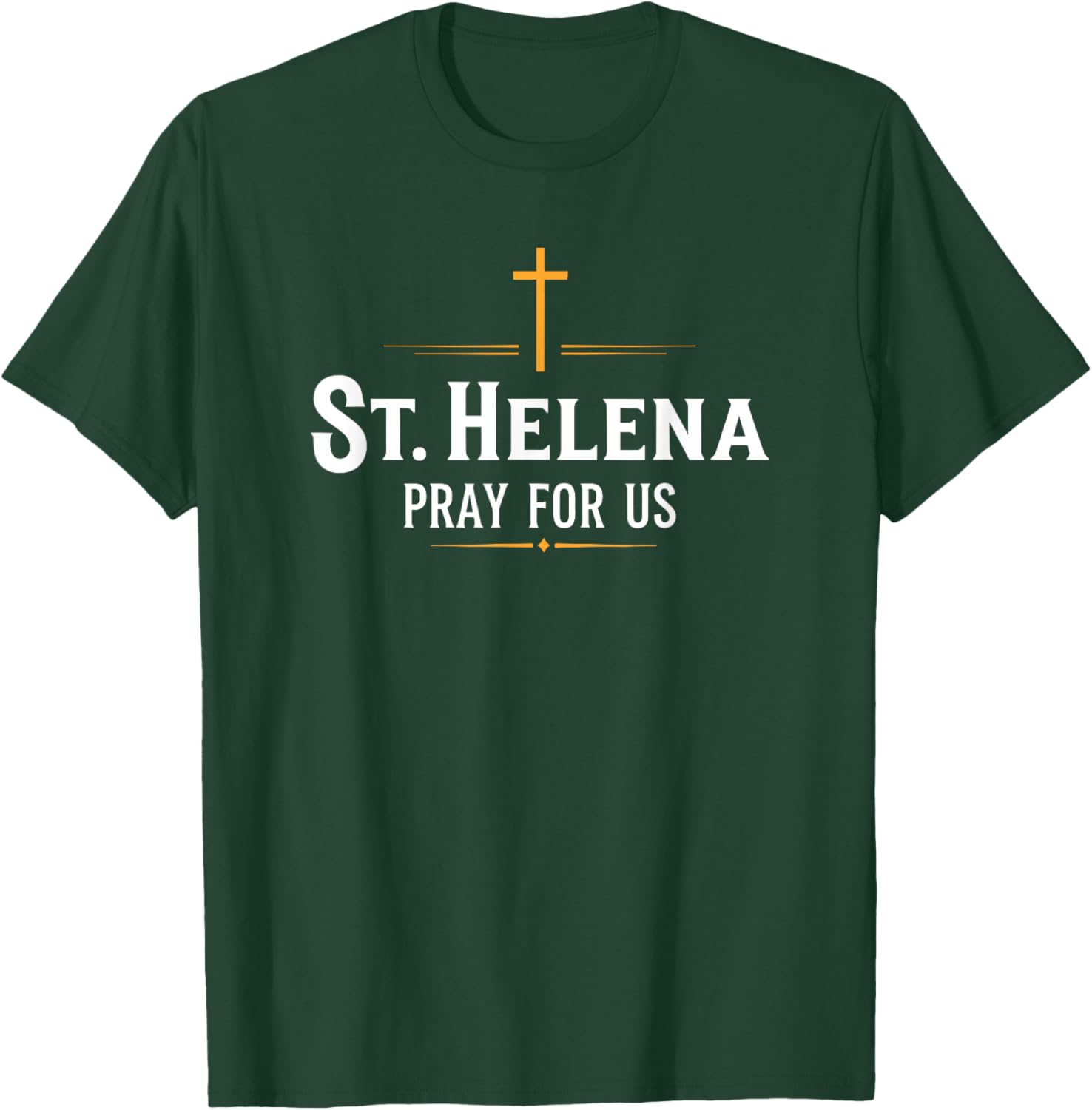 St Helena Pray for Us Catholic T-Shirt Comfort & Faith in Style - 3