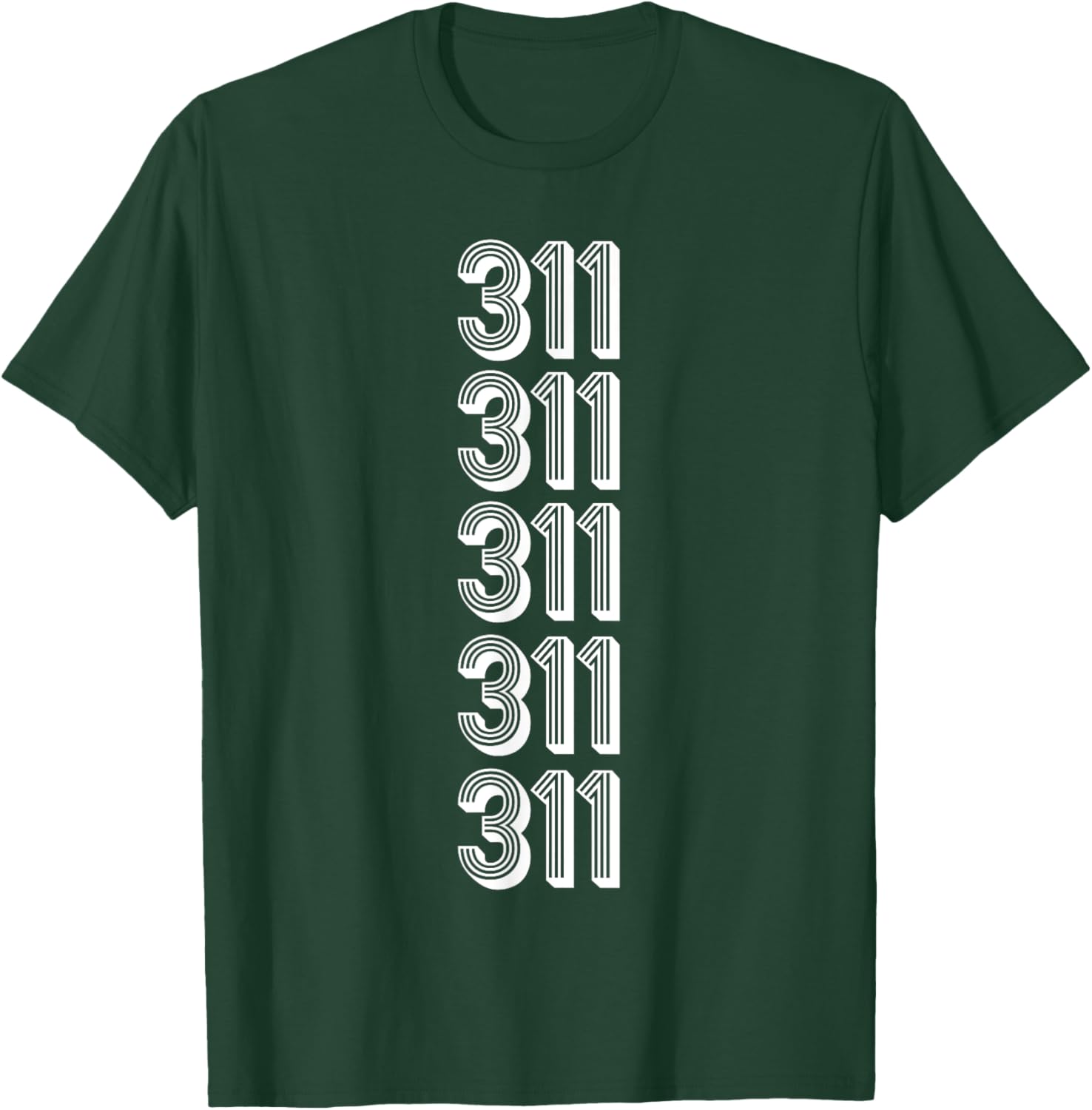 311 Area Code Chicago T-Shirt for Trendy City Lovers and Travelers - 19